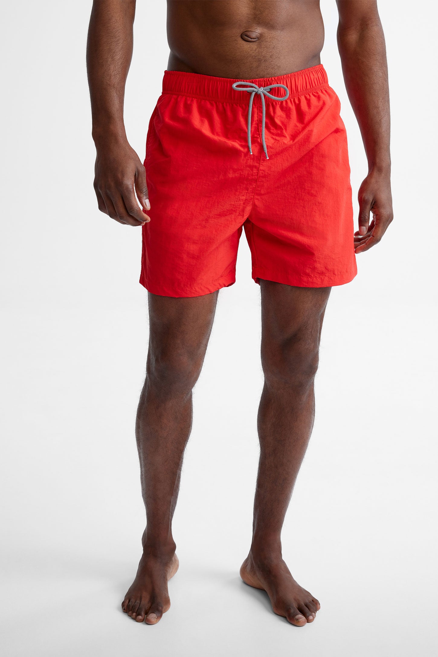 Short maillot de bain - Homme && ROUGE