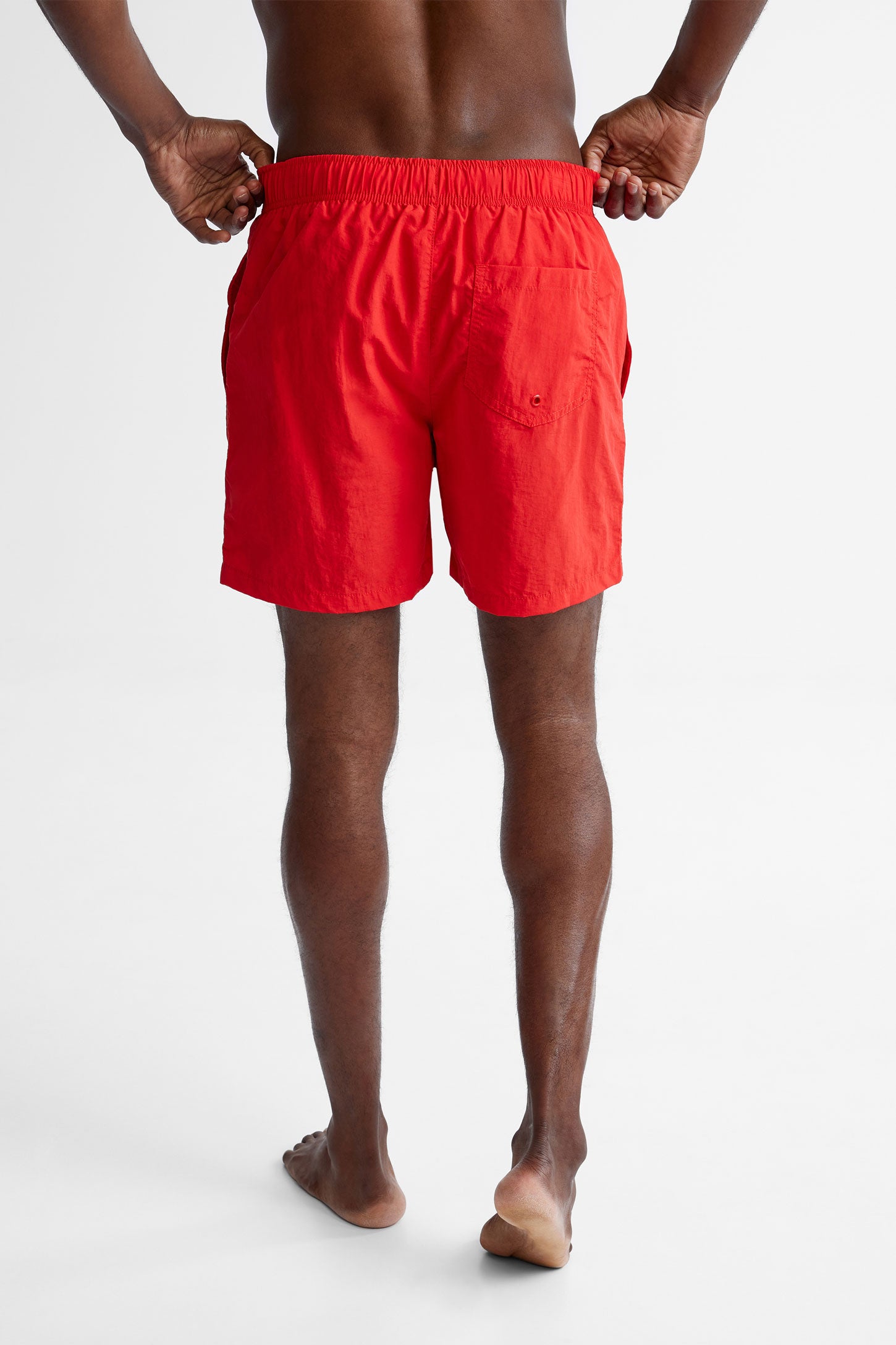 Short maillot de bain - Homme && ROUGE