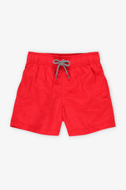 Short maillot de bain - Enfant garçon && ROUGE