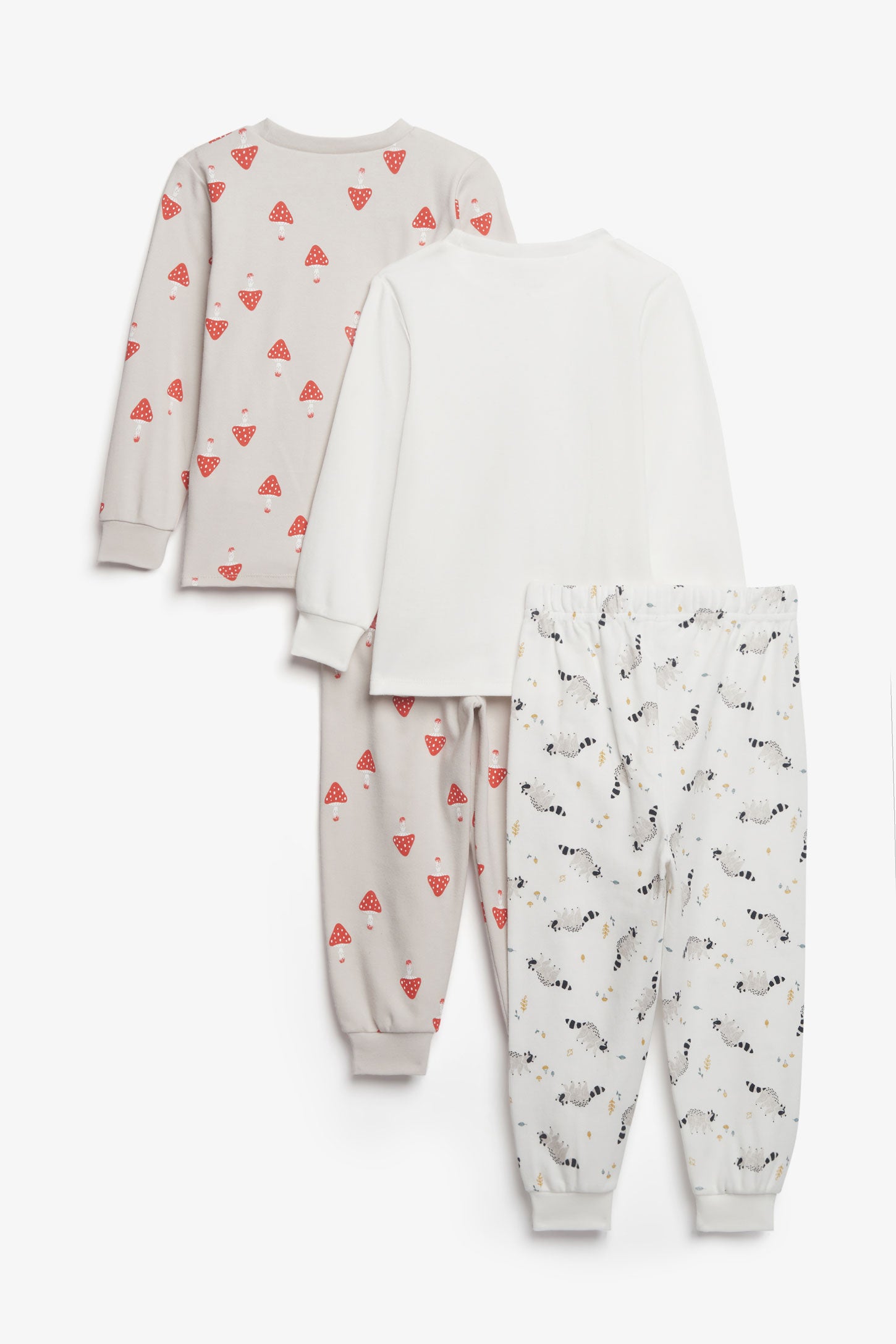 Lot de 2 pyjamas 2-pièces imprimé coton, 2T-3T - Bébé garçon && BLANC MULTI