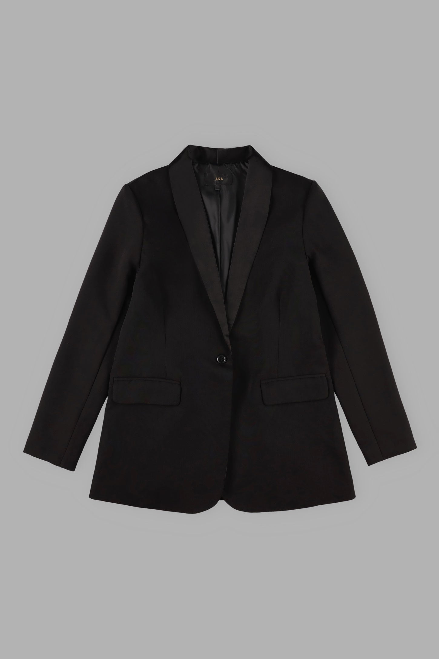 Veston tuxedo col châle - Femme && NOIR