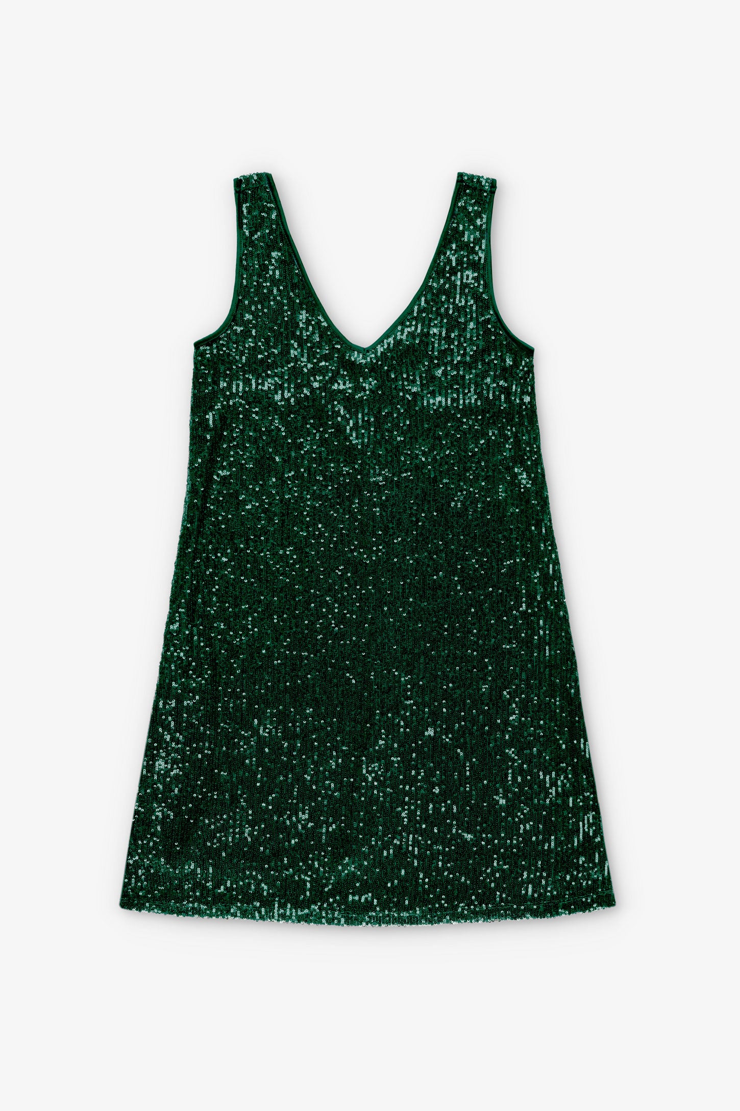 Prix pop, Robe à paillettes - Femme && VERT