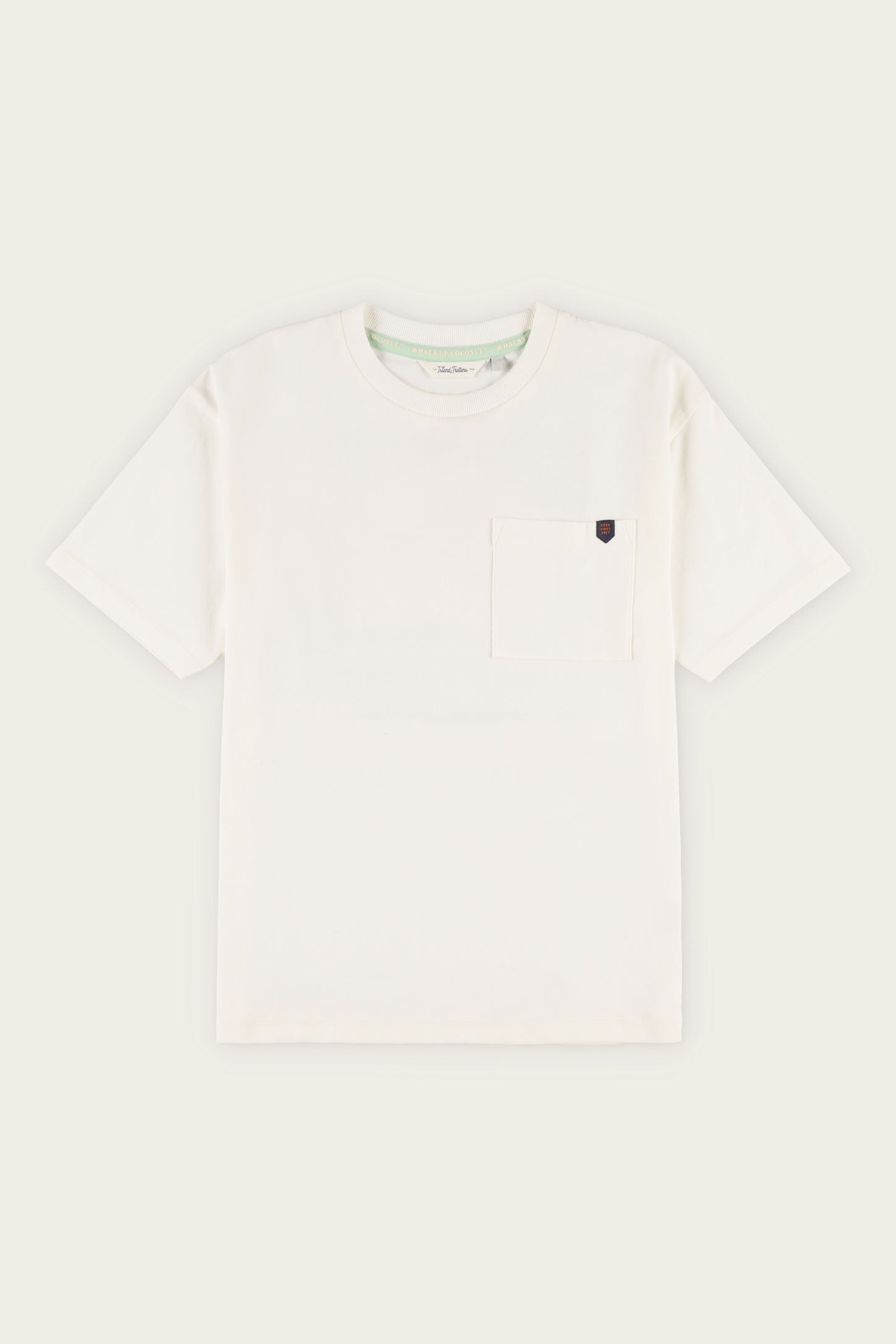 T-shirt à poche en coton - Ado garçon && BLANC