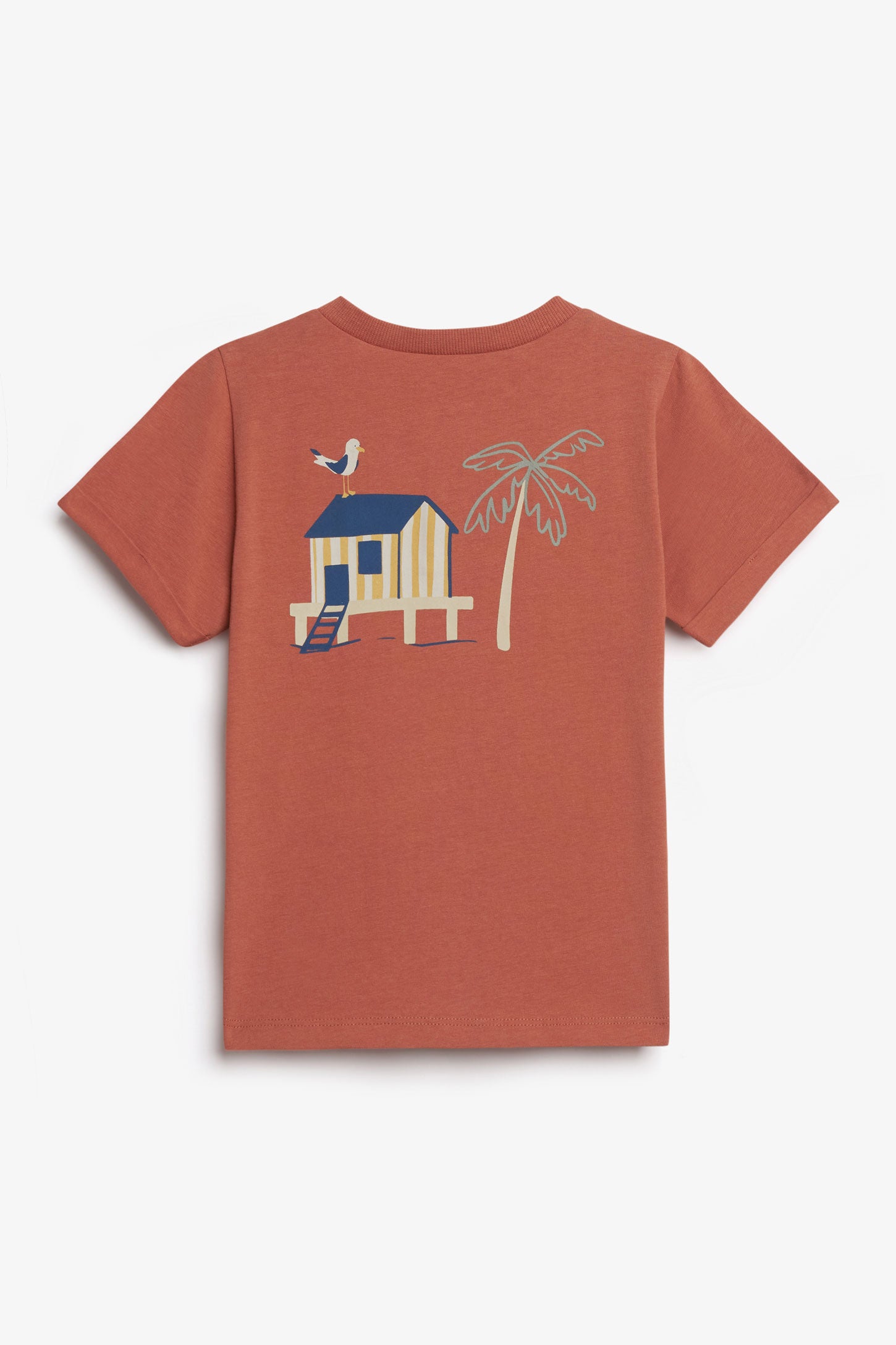 T-shirt henley en coton, 2T-3T - Bébé garçon && ROUILLE