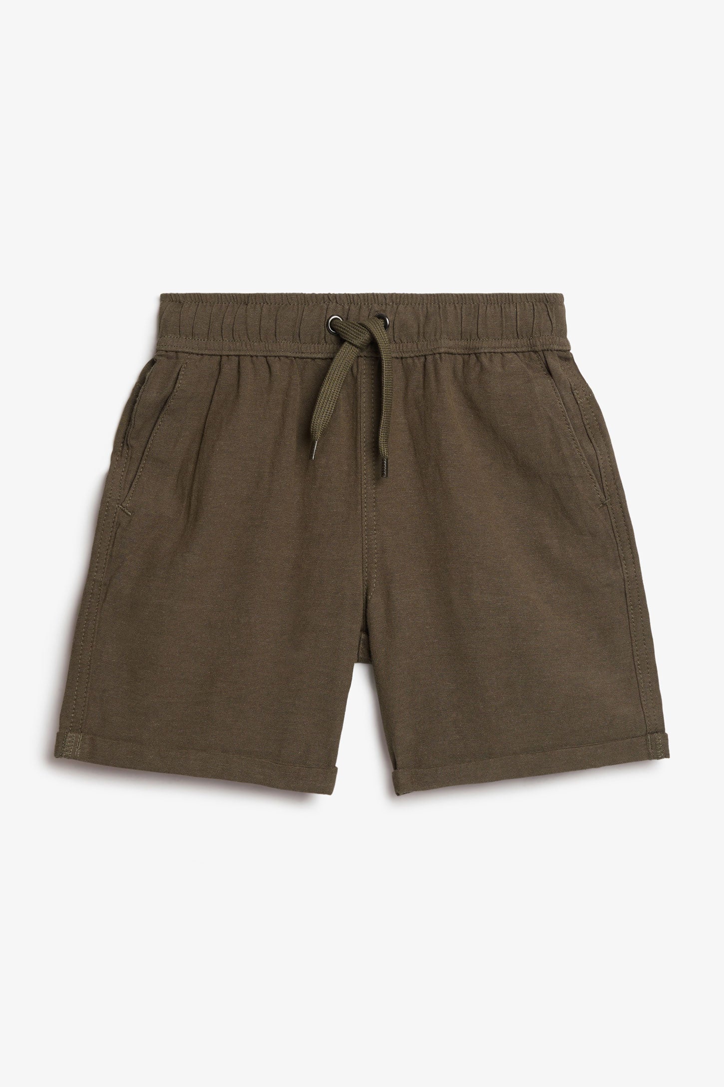 Short taille élastique lin Enfant garçon Aubainerie