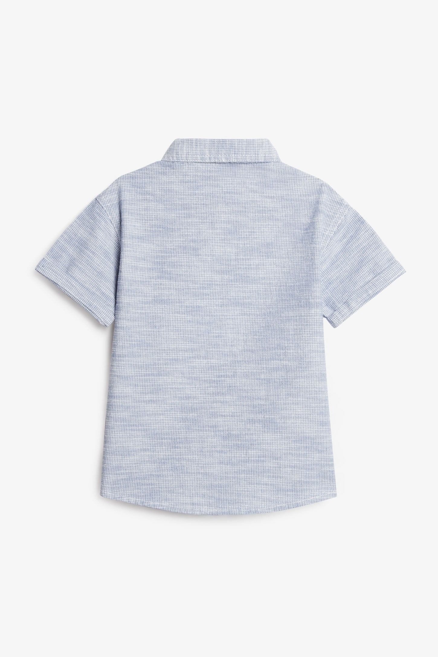 Chemise manches courtes en coton - Enfant garçon && BLEU