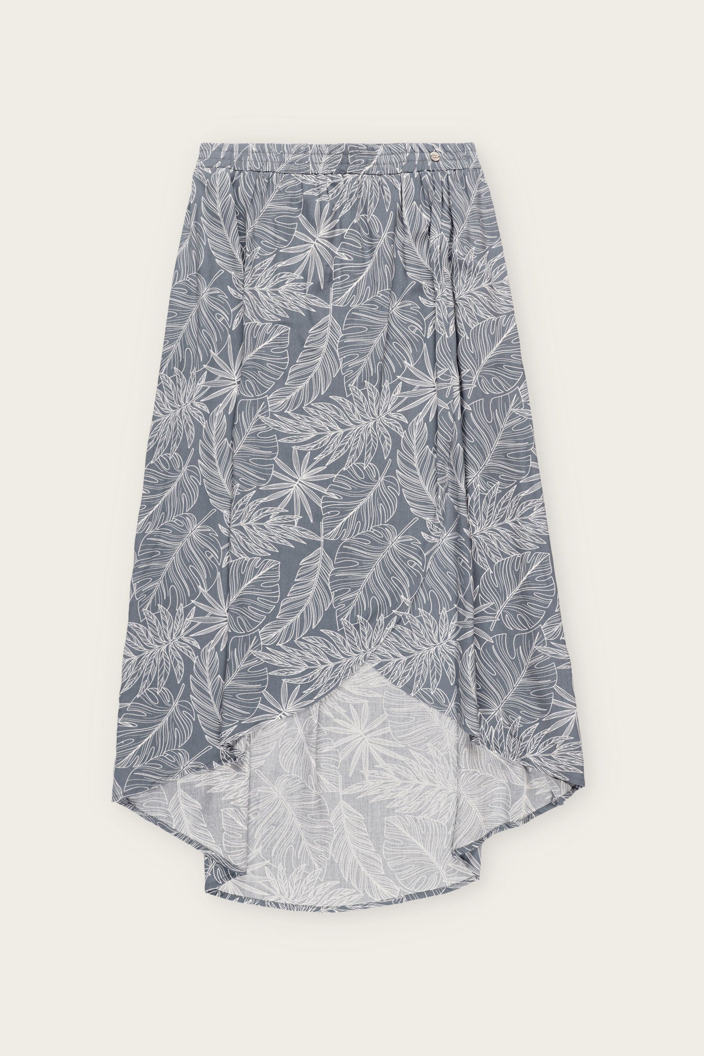 Jupe longue imprimé floral - Femme && BLEU MULTI