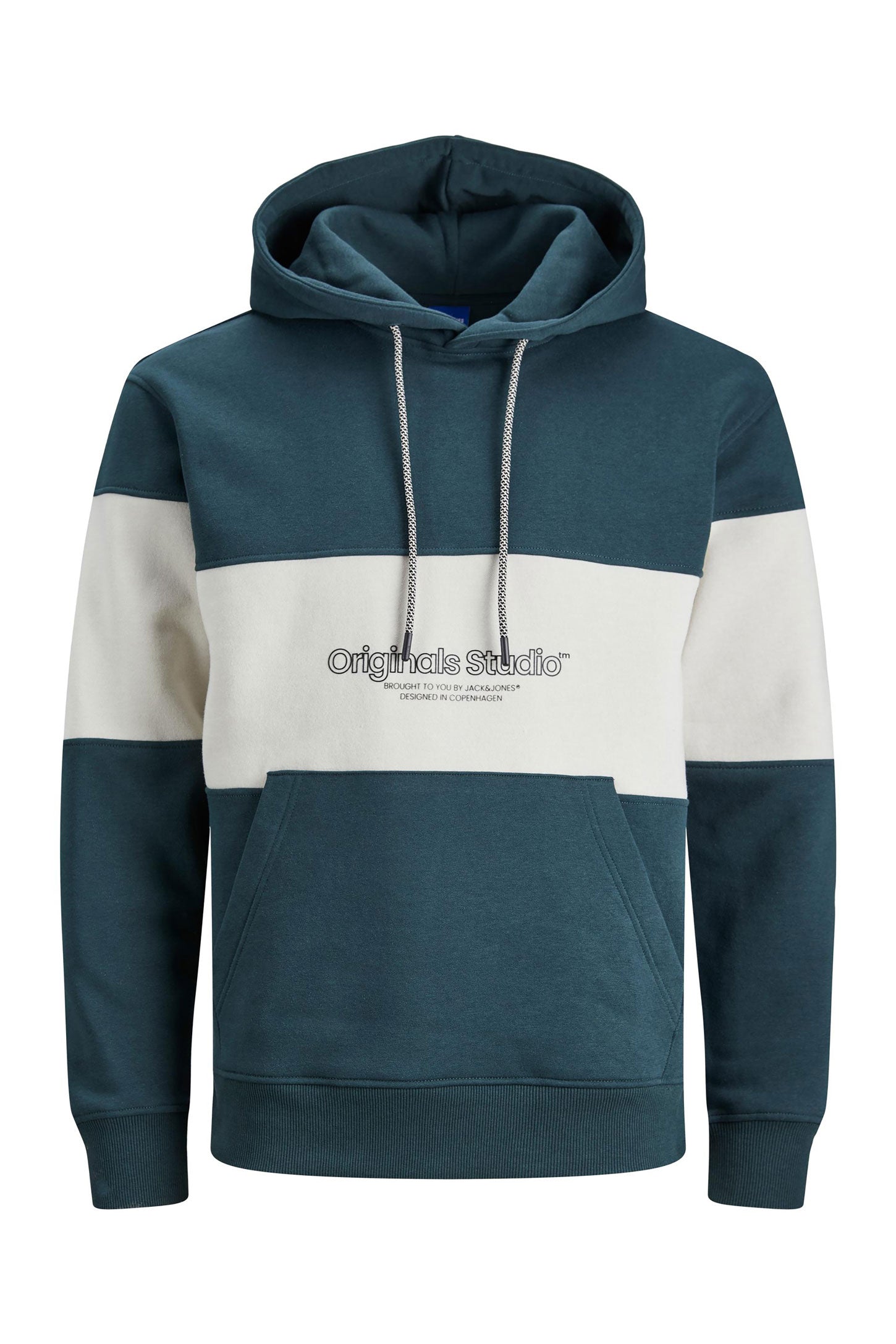 Chandail à capuchon coton ouaté JACK & JONES - Homme && VERT