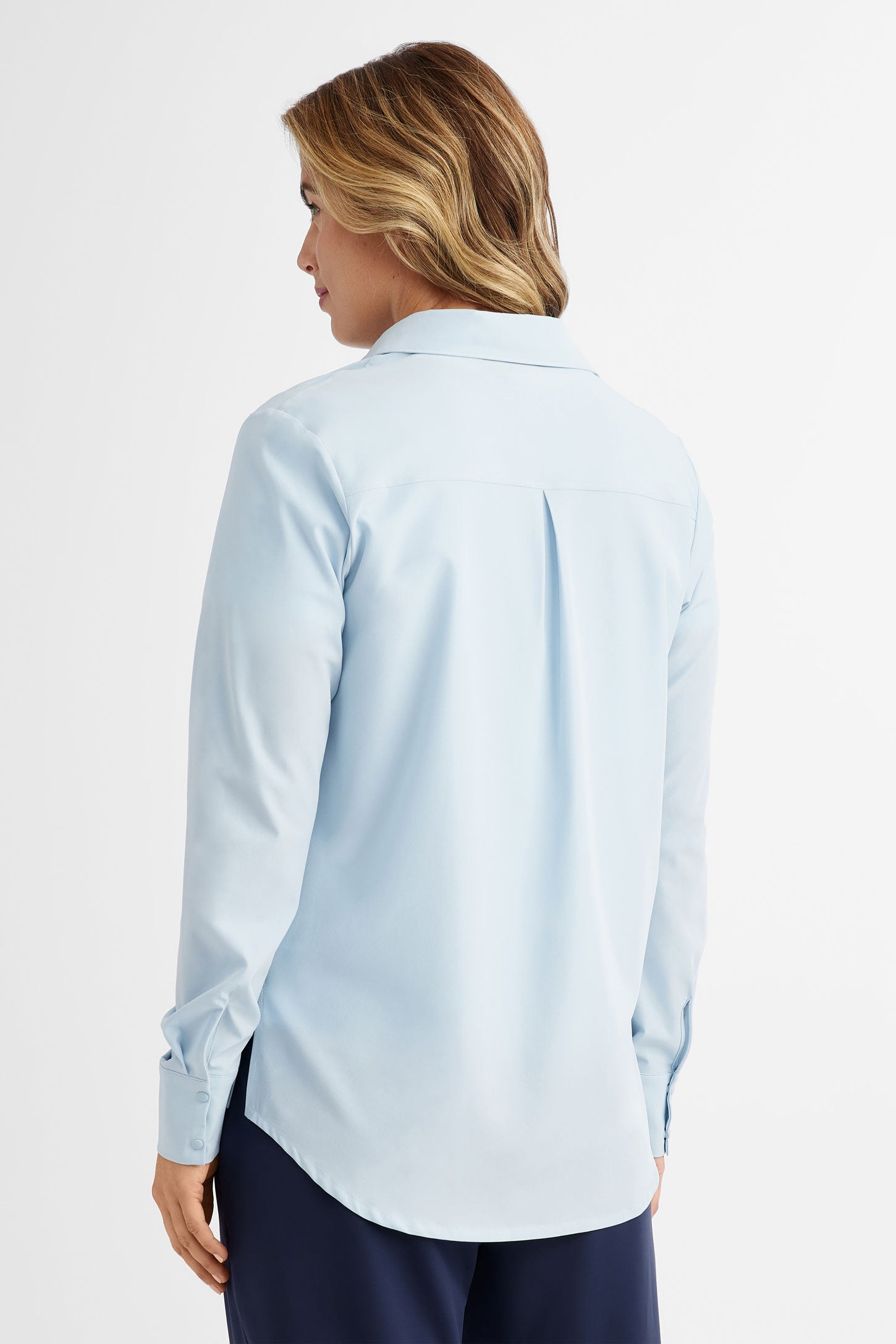 Chemise anti-froissement BM - Femme && BLEU PALE