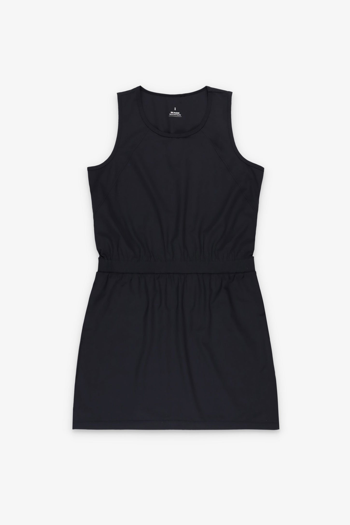 Robe sans manches taille élastique BM - Femme && NOIR