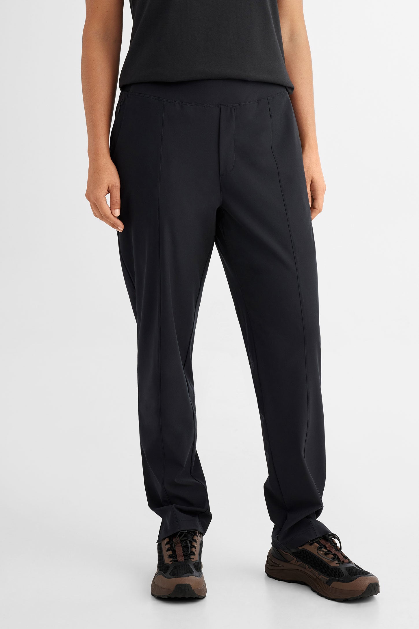 Pantalon coupe jogger BM - Femme && NOIR