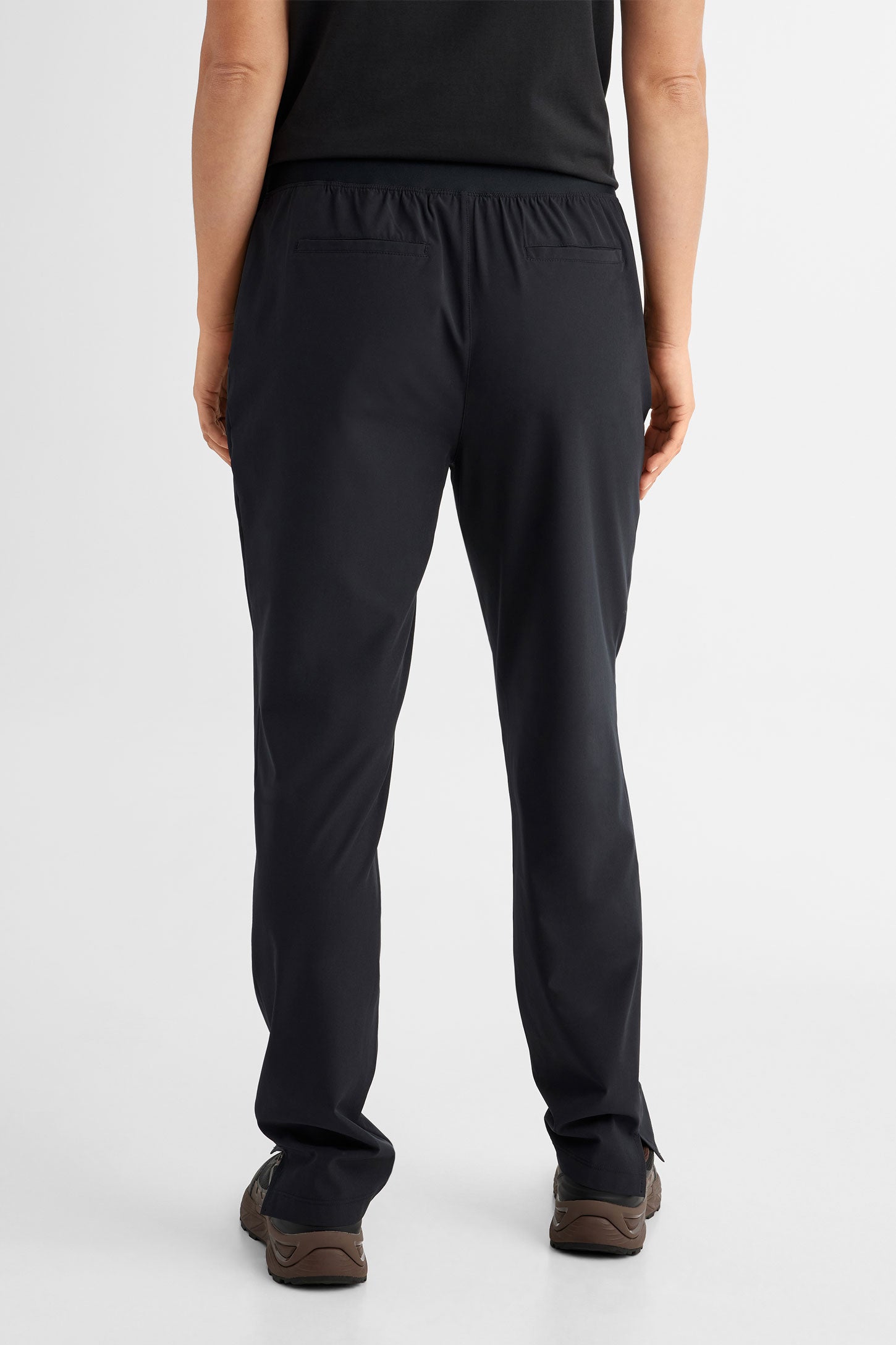 Pantalon coupe jogger BM - Femme && NOIR