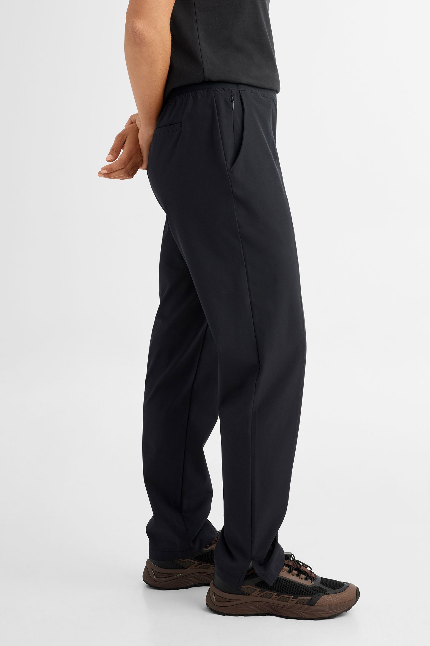 Pantalon coupe jogger BM - Femme && NOIR