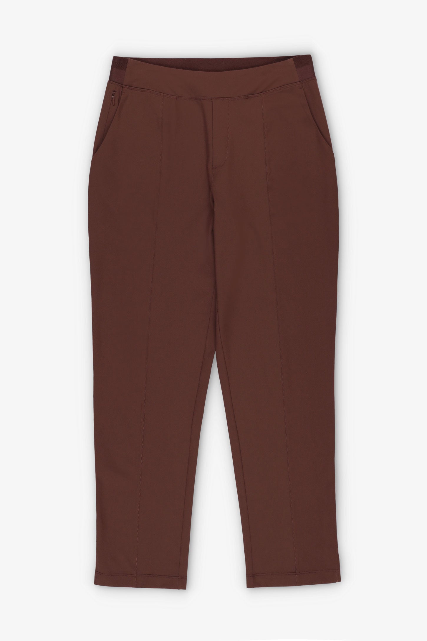 Pantalon coupe jogger BM - Femme && BOURGOGNE