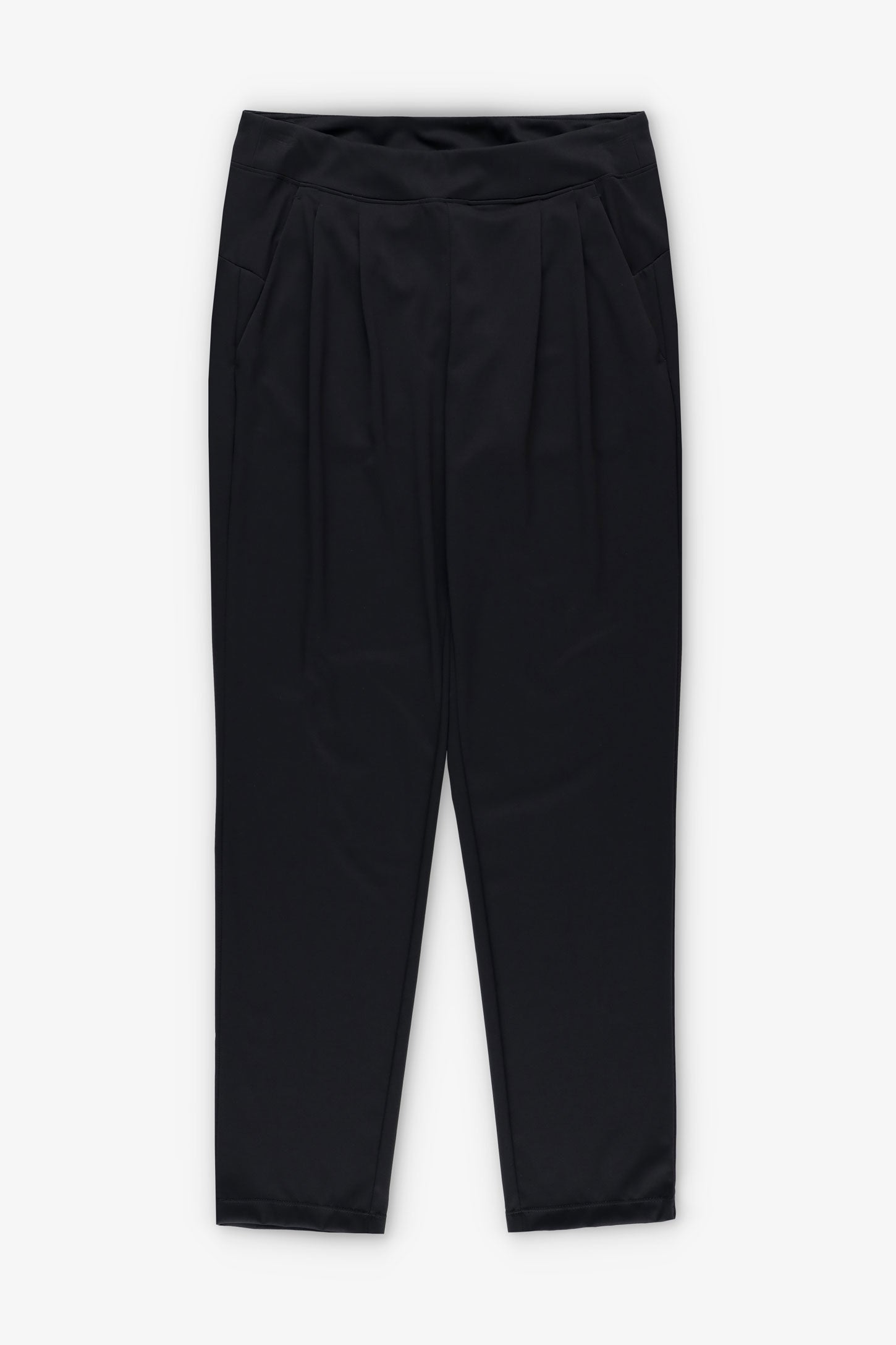 Pantalon jogger à plis BM - Femme && NOIR