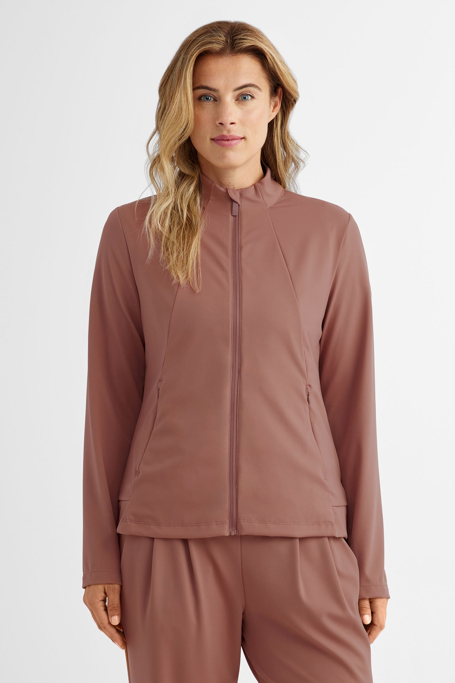 Veste col montant BM - Femme && TAUPE