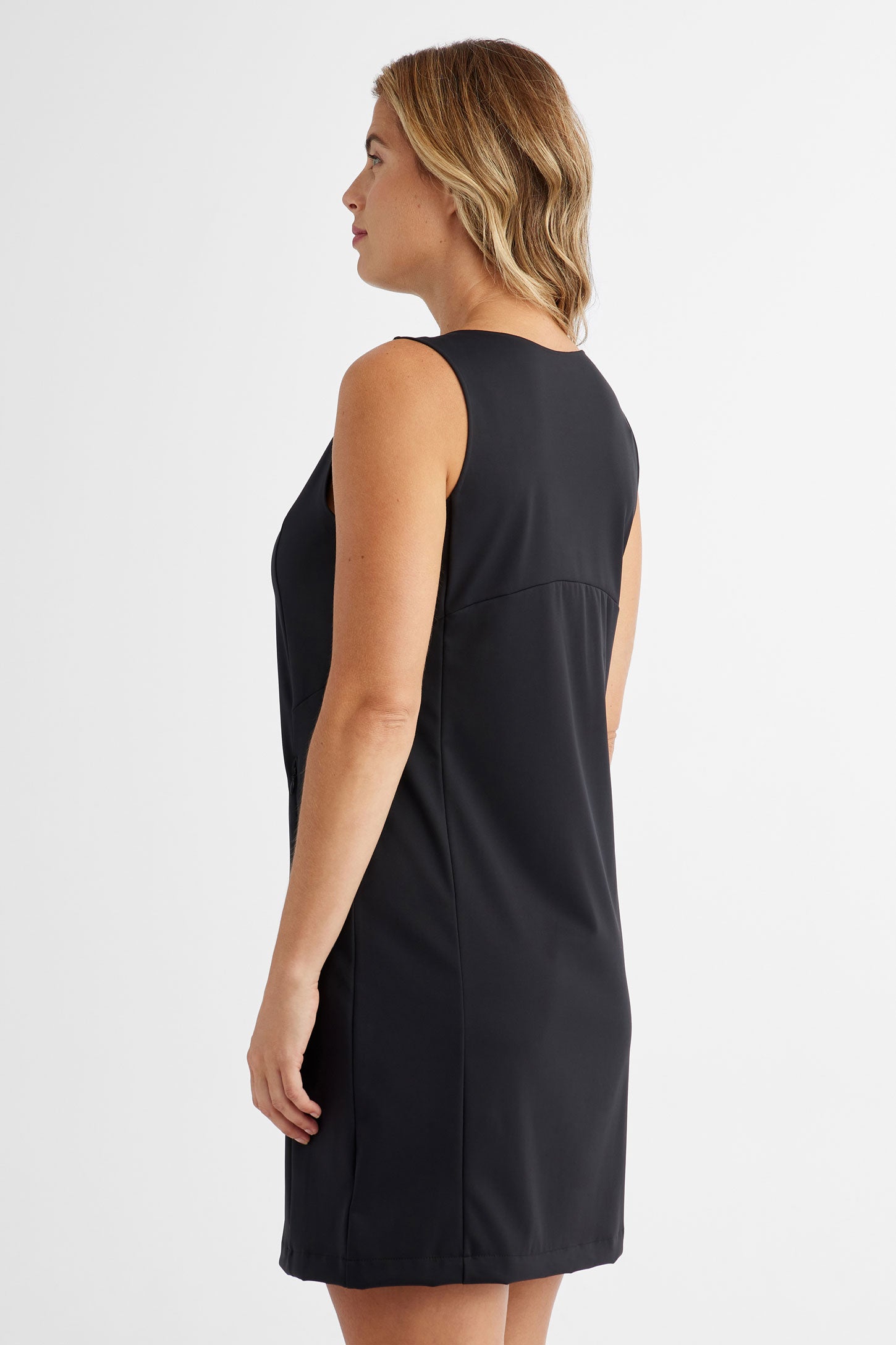 Robe sans manches à poche BM - Femme && NOIR