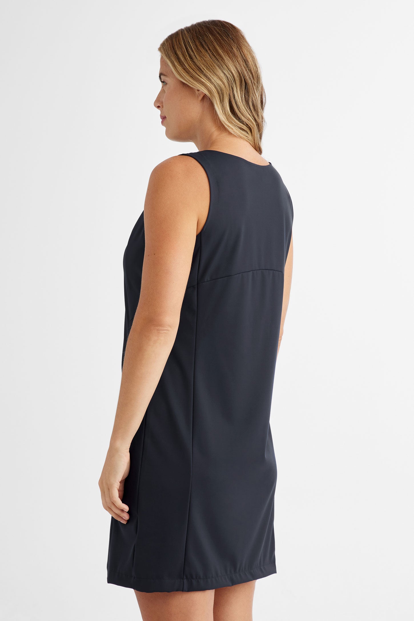 Robe sans manches à poche BM - Femme && MARIN