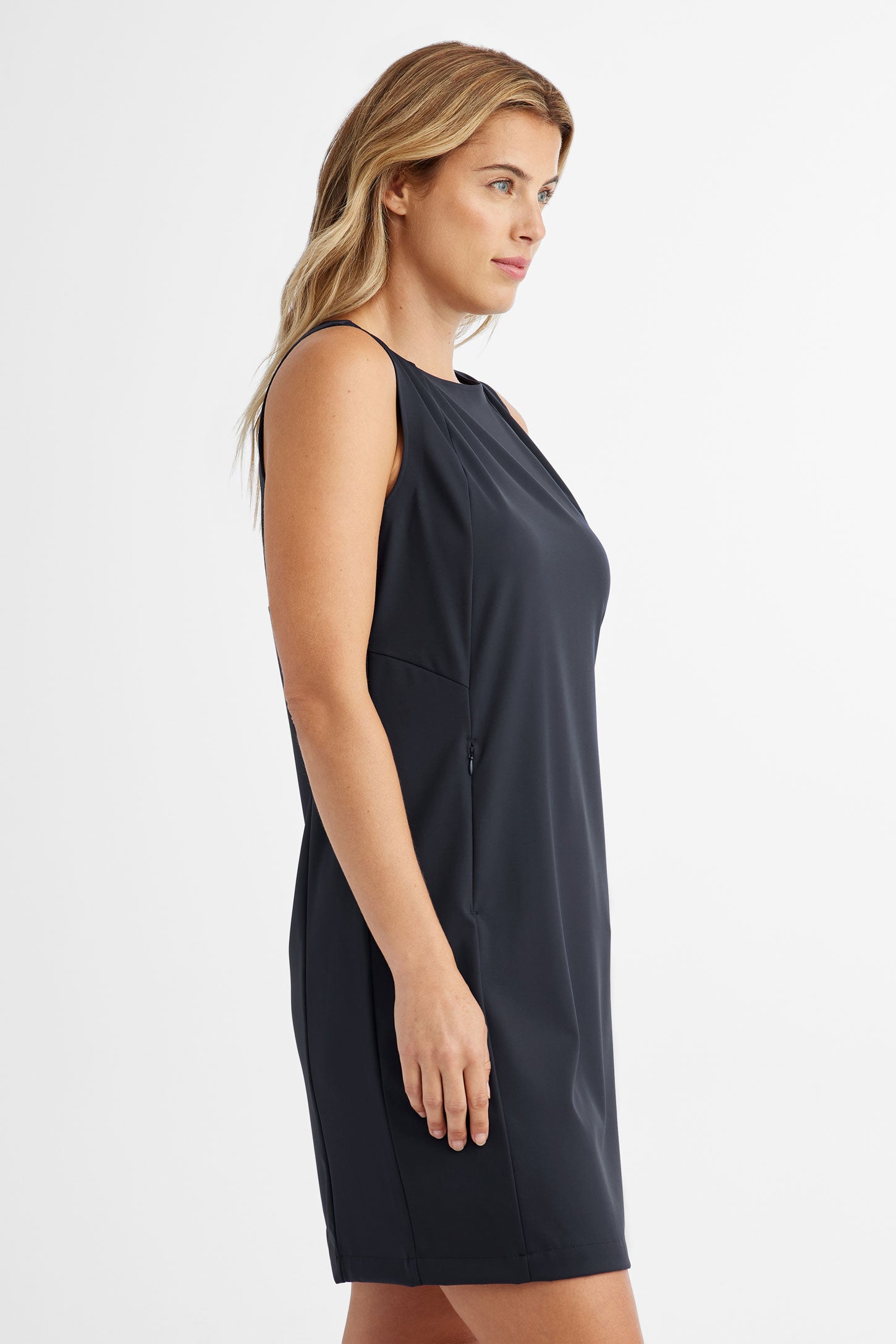 Robe sans manches à poche BM - Femme && MARIN