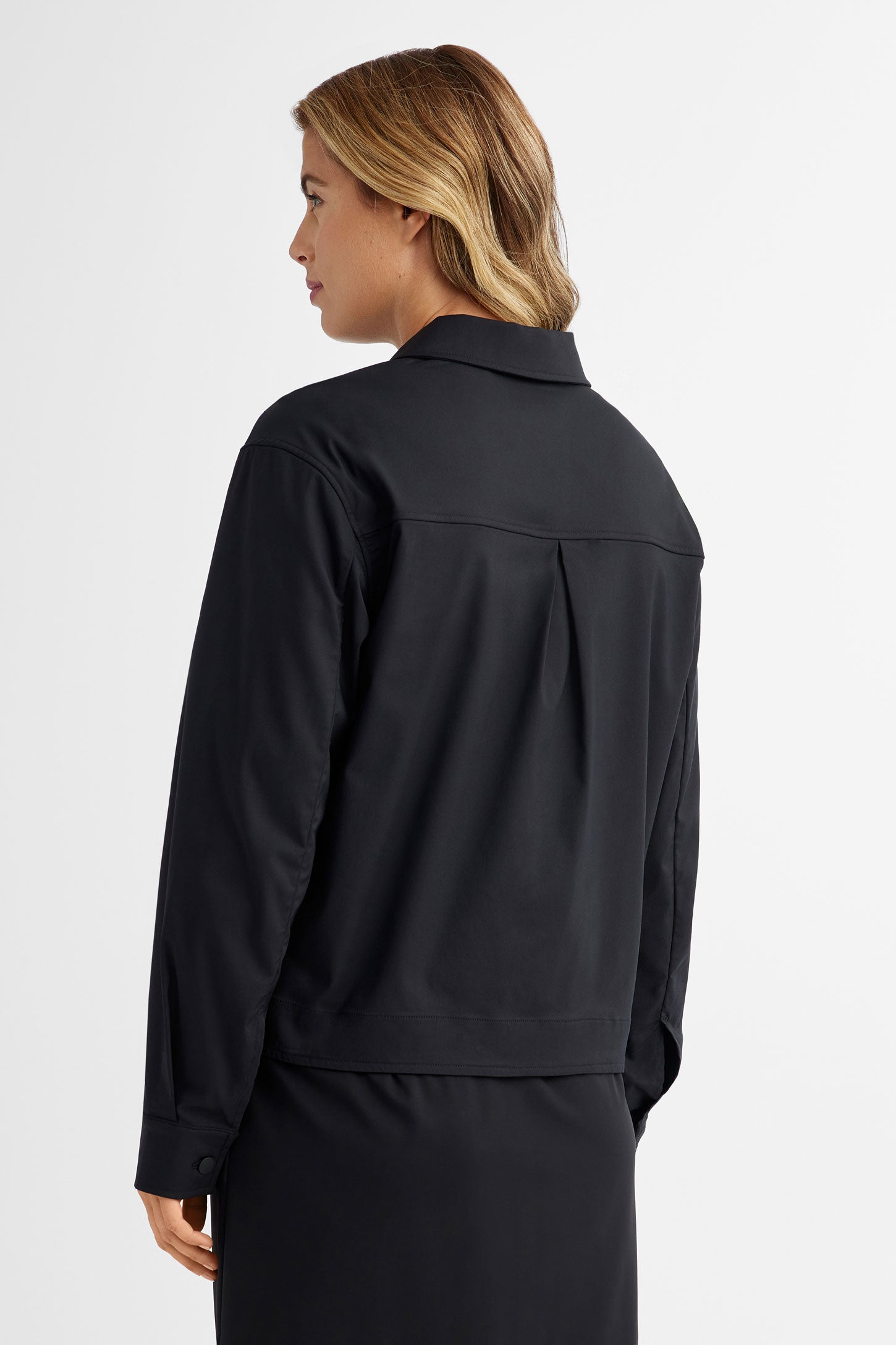 Veste cargo en twill extensible BM - Femme && NOIR