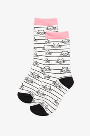 Chaussettes imprimées - Enfant fille
 && BLANC
