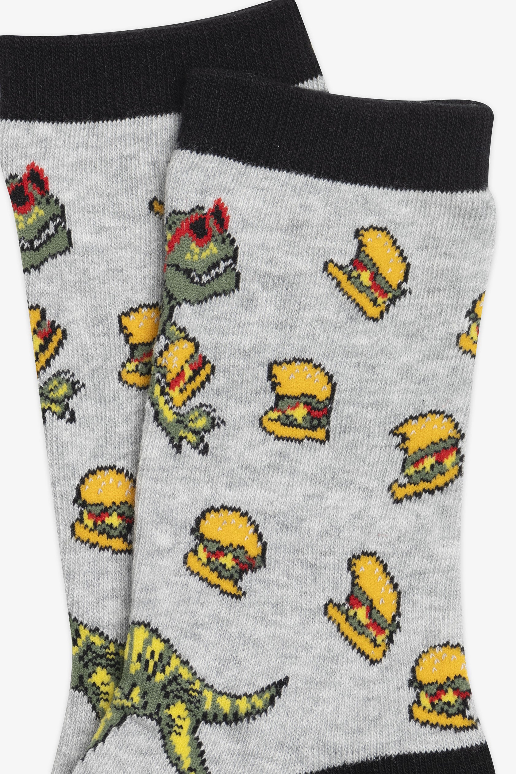 Chaussettes imprimées - Enfant garçon && MIX GRIS CLAIR