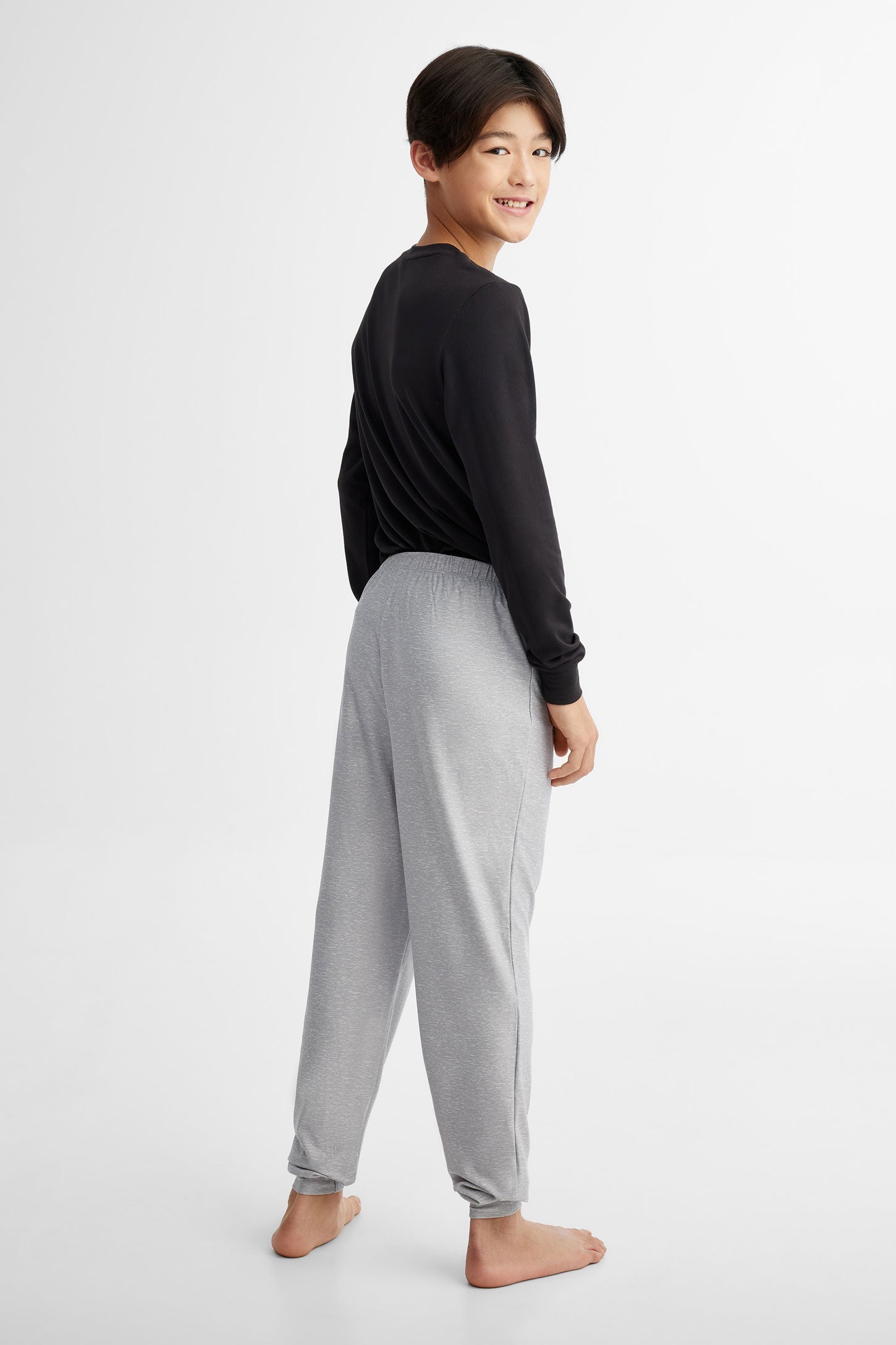 Pantalon pyjama en Moss - Ado garçon && GRIS MIXTE