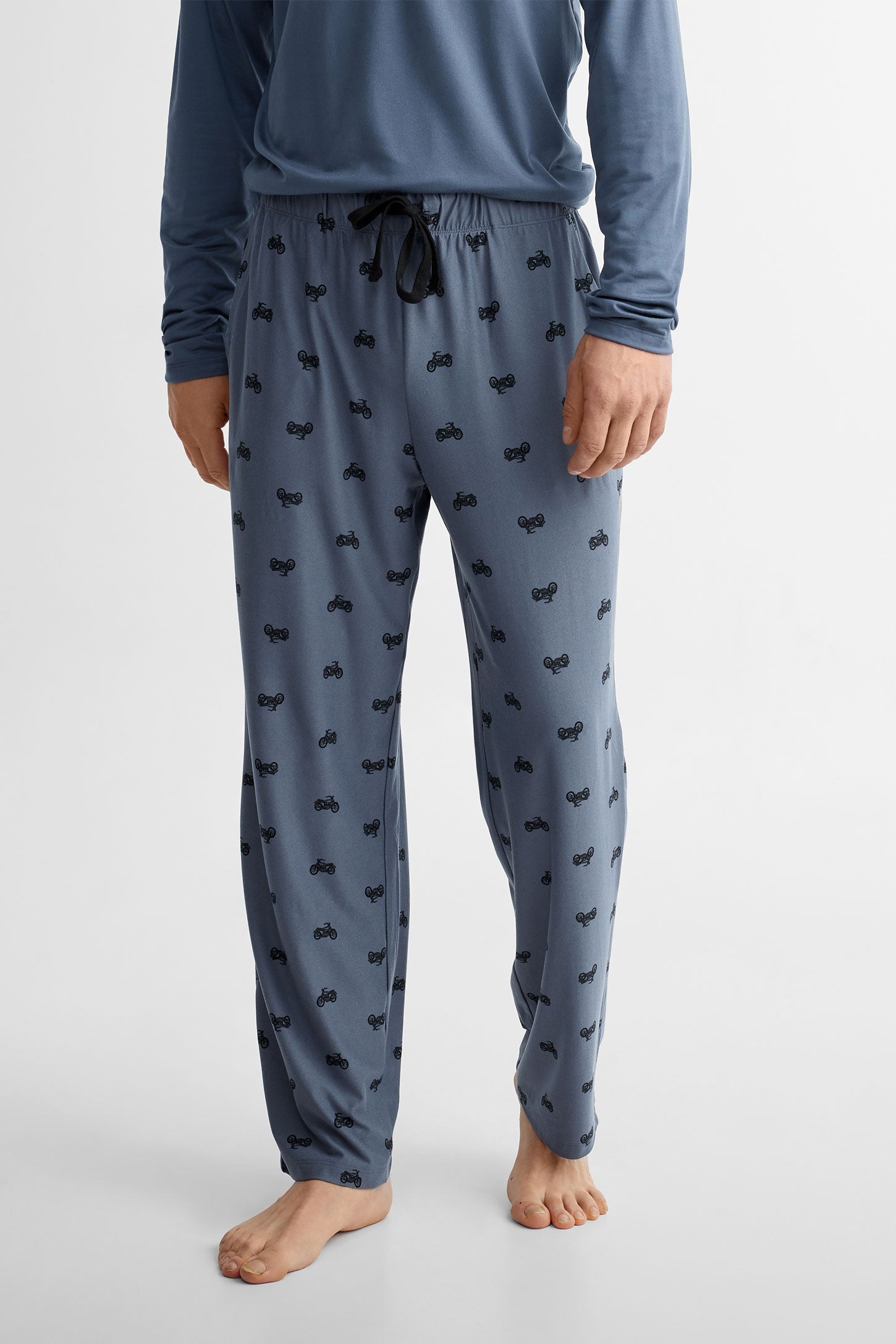 Duos futés, Pantalon pyjama en Moss, 2/40$ - Homme && BLEU MULTI