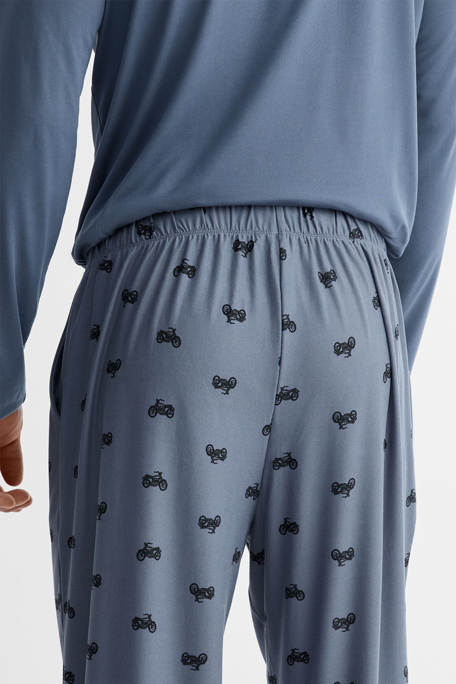 Duos futés, Pantalon pyjama en Moss, 2/40$ - Homme && BLEU MULTI