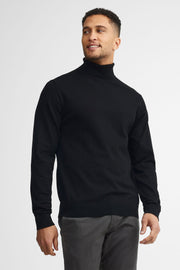 Chandail col roulé tricot - Homme && NOIR