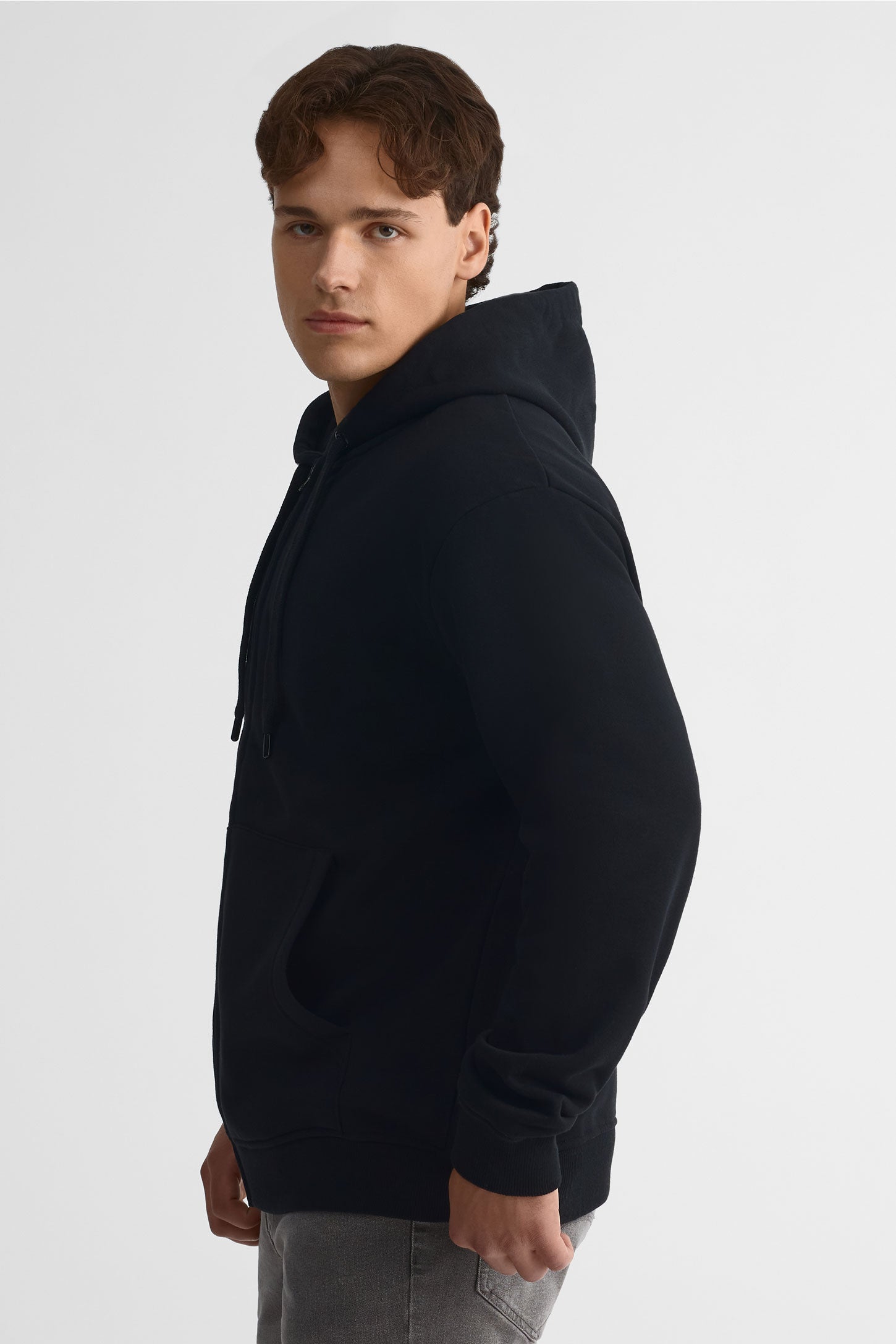 Veste ouatée à capuchon – Homme && NOIR