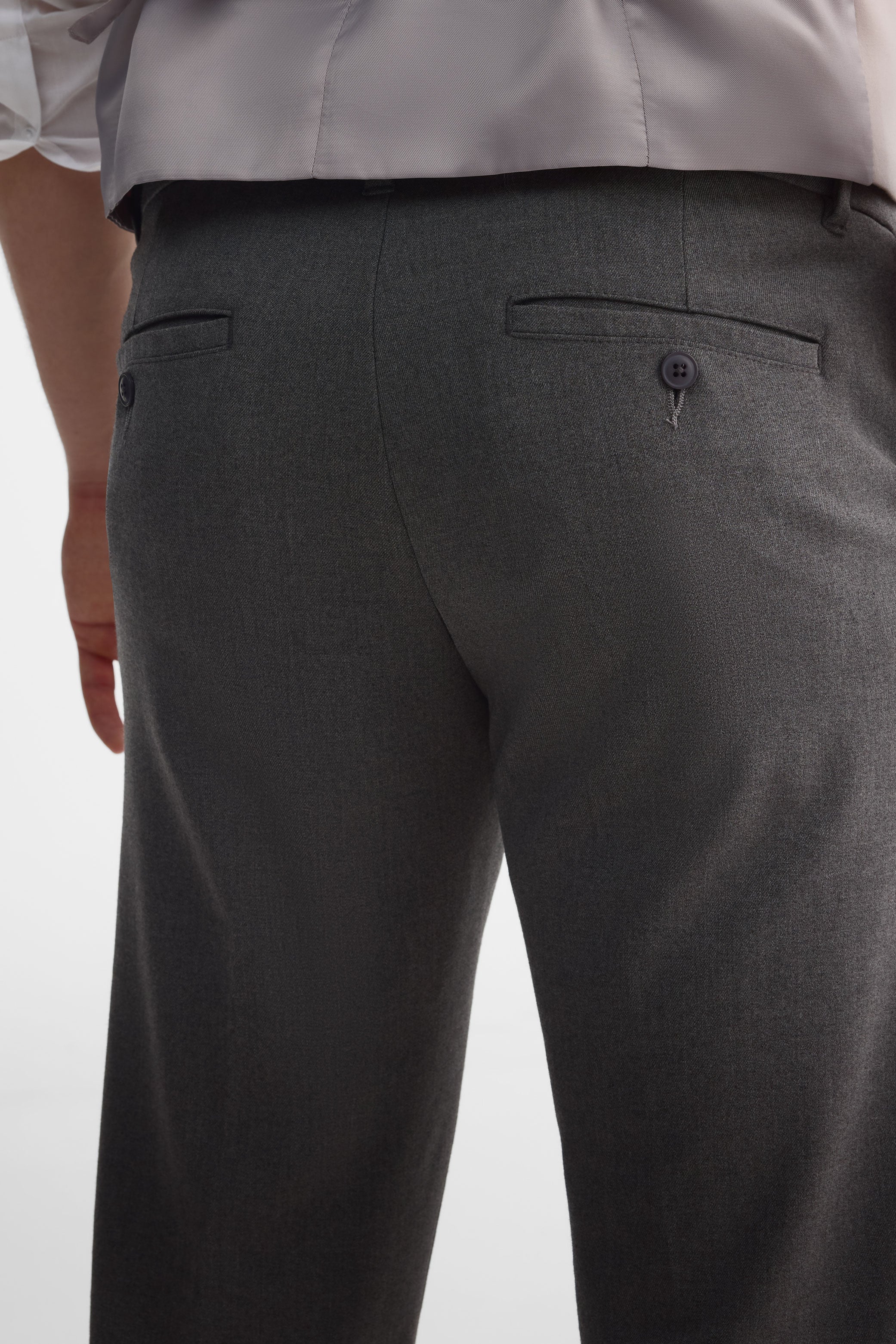 Pantalon habillé - Homme && CHARBON MIXTE