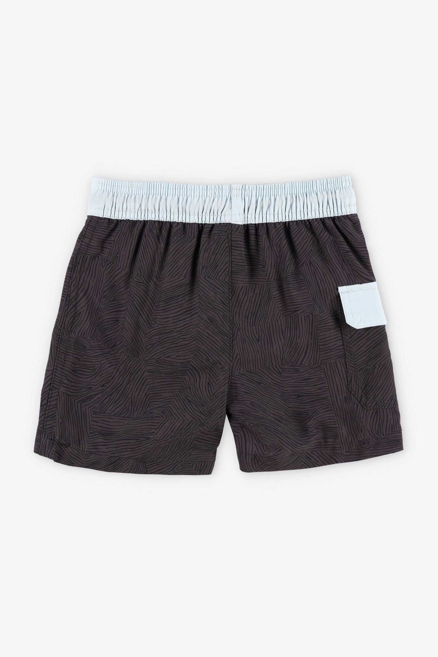 Short maillot de bain cargo - Enfant garçon && CHARBON/MULTI