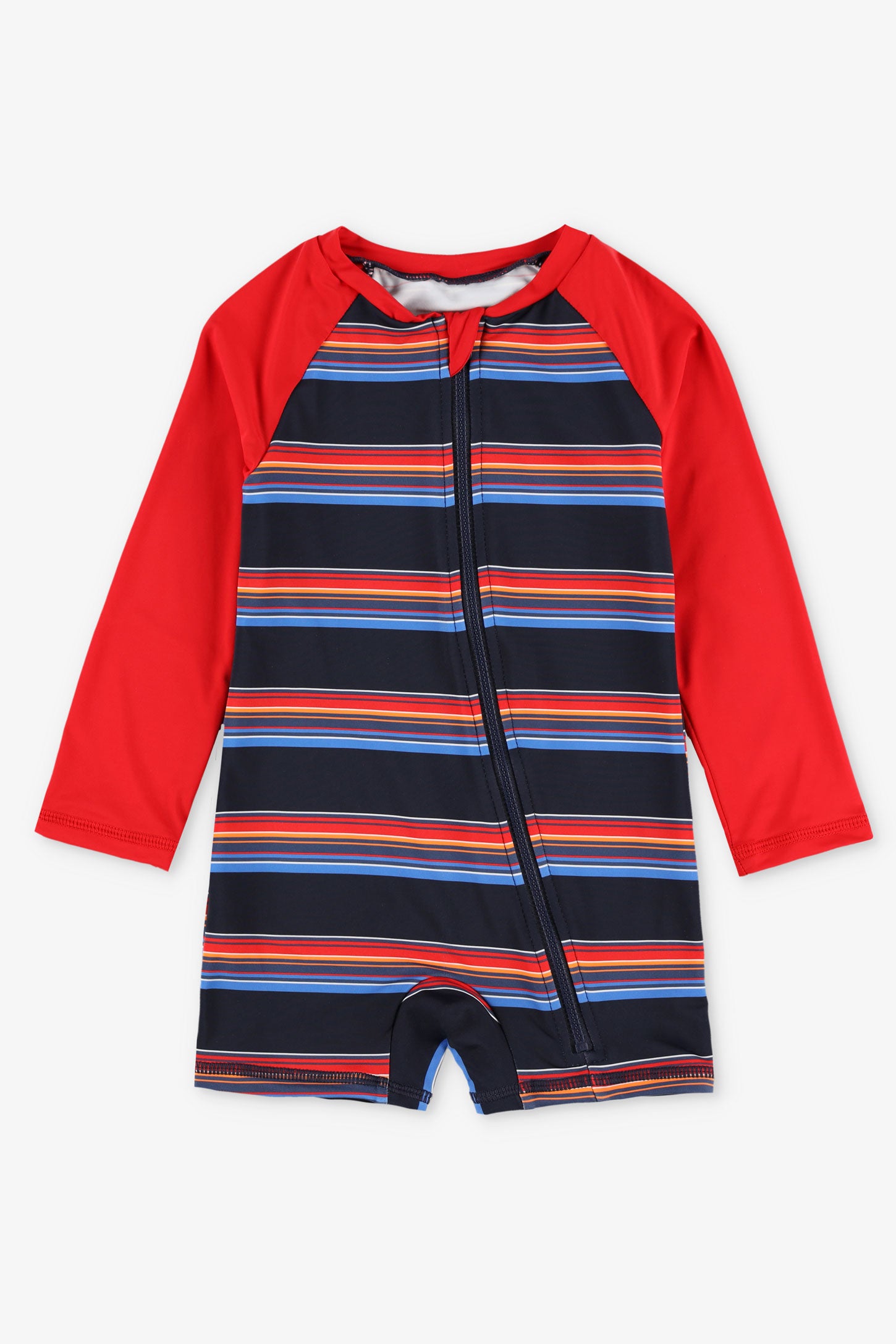 Maillot de bain ''Rashguard'' 1-pièce, 2T-3T - Bébé garçon && BLEU MARINE MUL