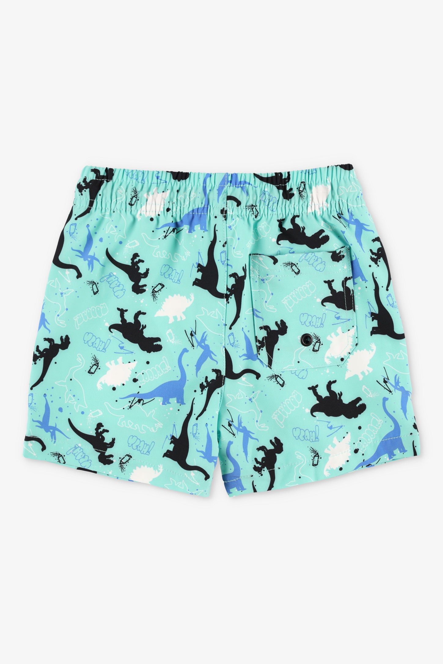 Short maillot de bain imprimé - Enfant garçon && TURQUOISE/MULTI