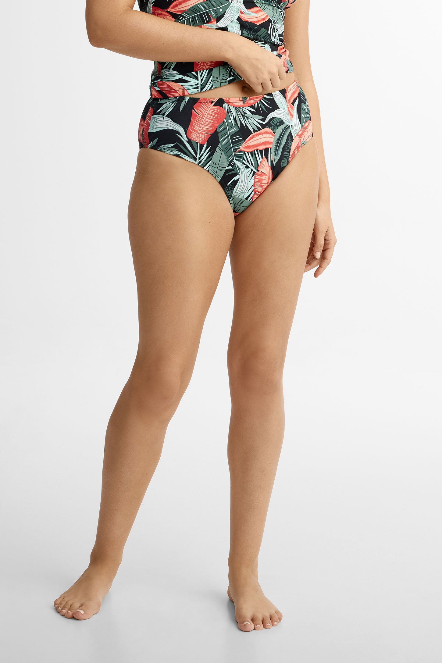 Culotte maillot de bain Bikini taille haute, 2/40$ - Femme && COMBO NOIR