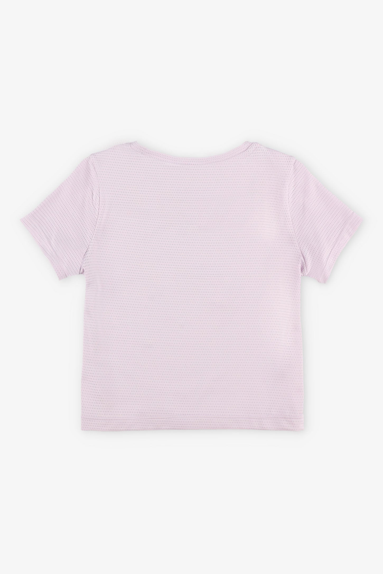 T-shirt col rond athlétique - Enfant fille && LAVANDE