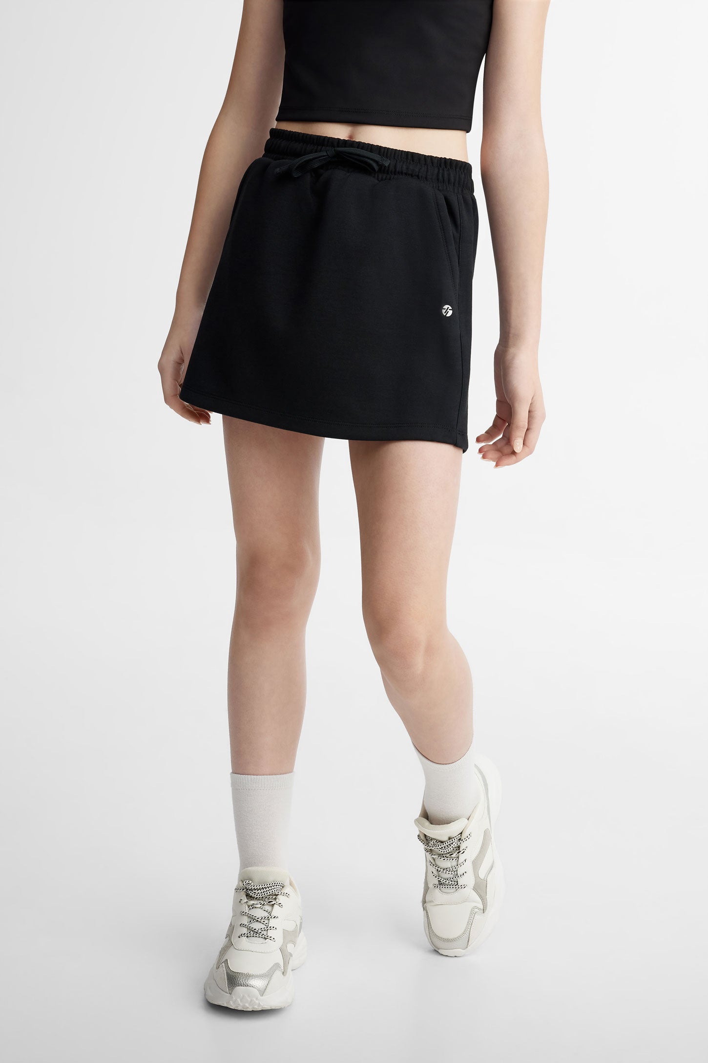 Short fleece skirt Teenage girl