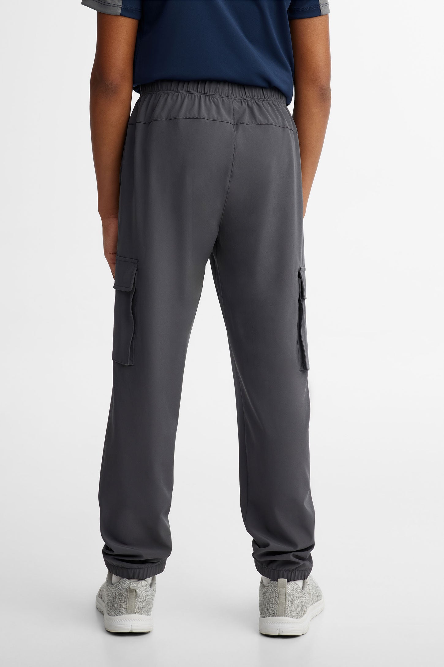 Pantalon jogger cargo - Ado garçon && CHARBON