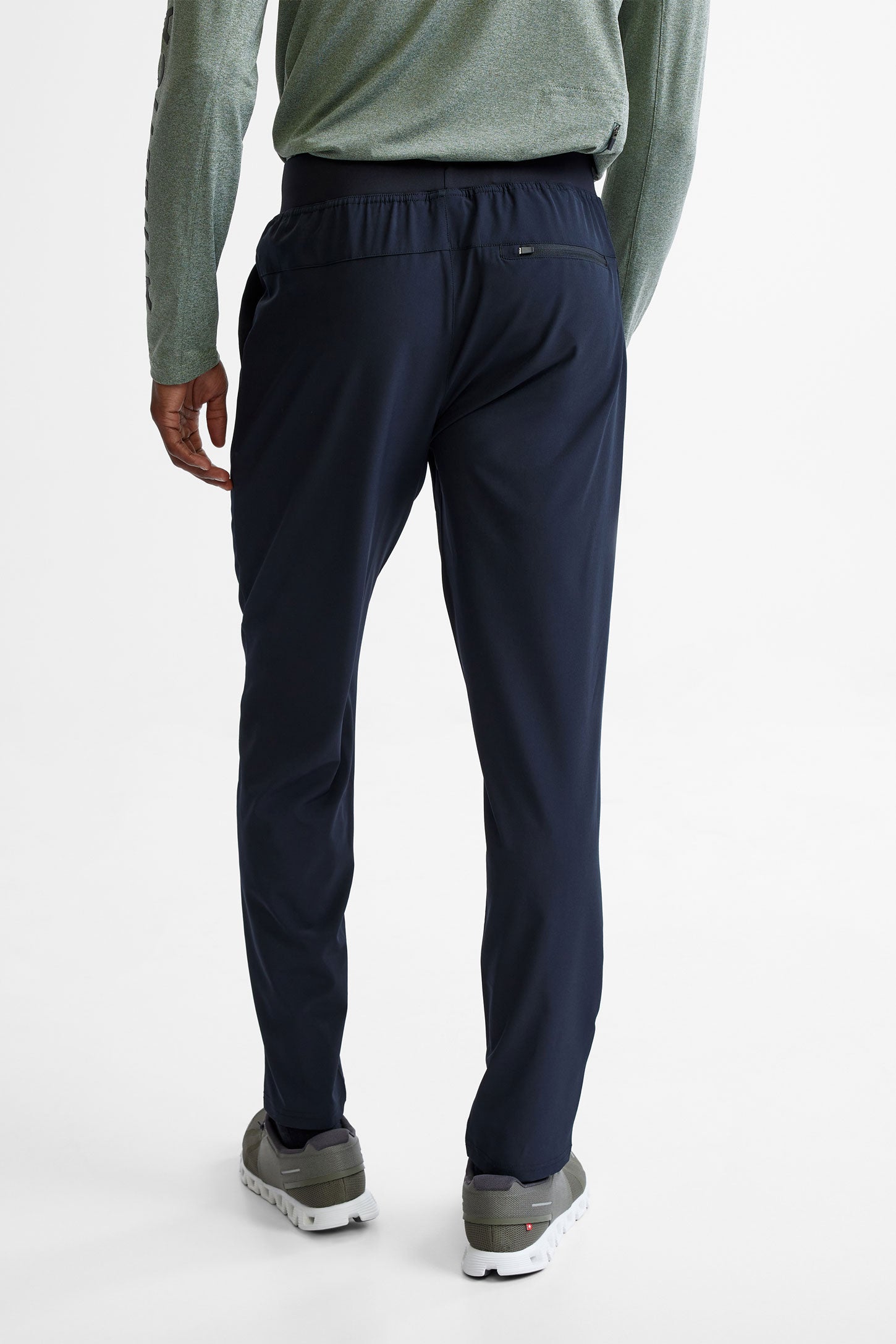 Pantalon athlétique jambe droite - Homme && NOIR