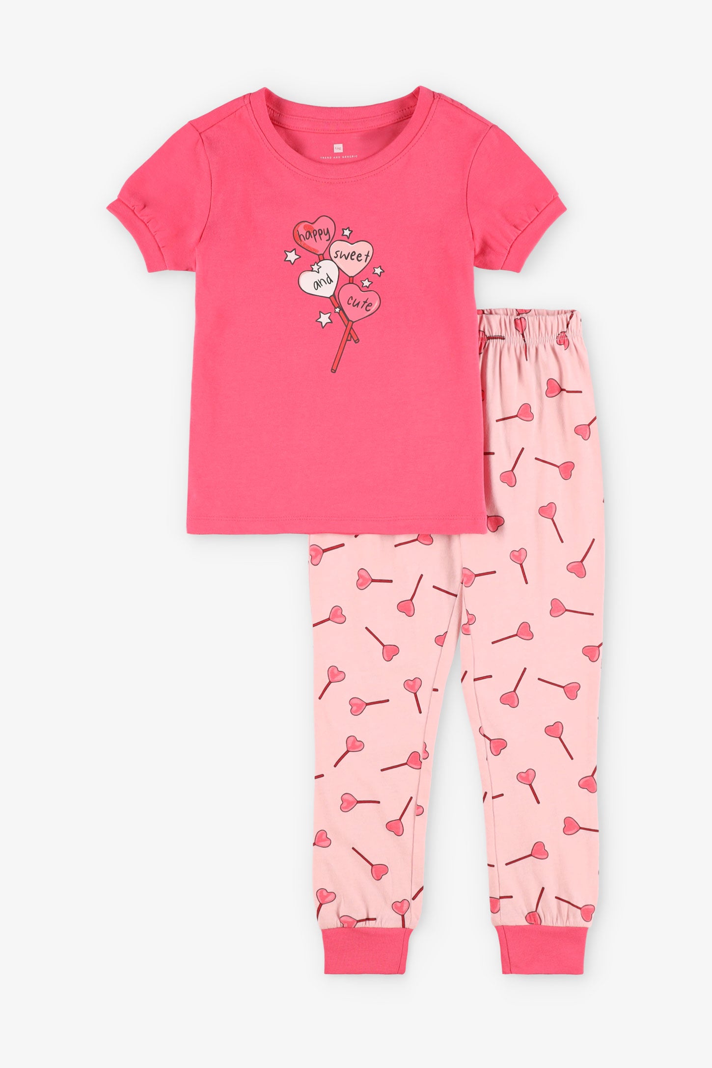 Duos futés, Ensemble pyjama 2-pièces, 2/35$ - Enfant fille && MAGENTA