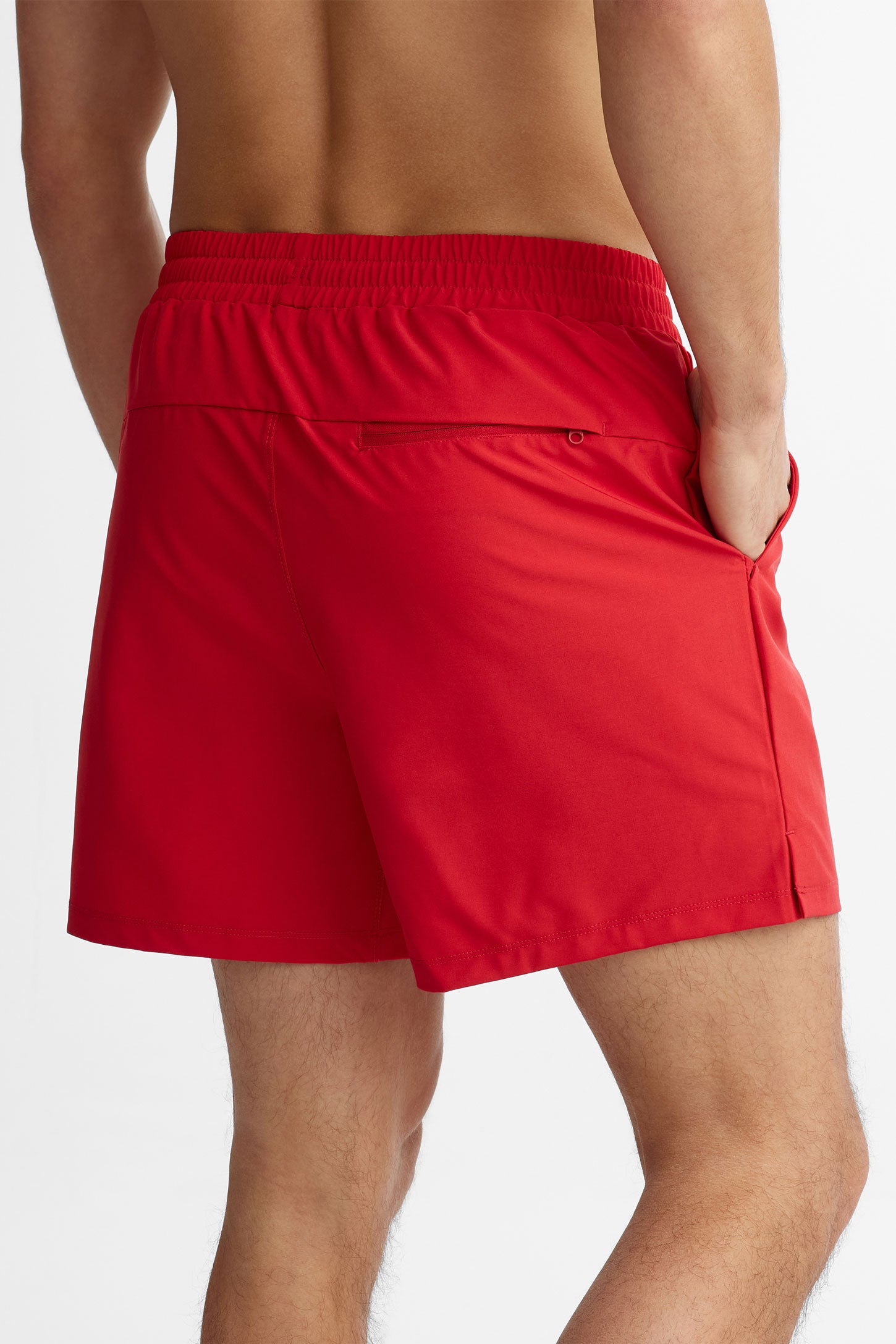 Short maillot de bain BM - Homme && ROUGE