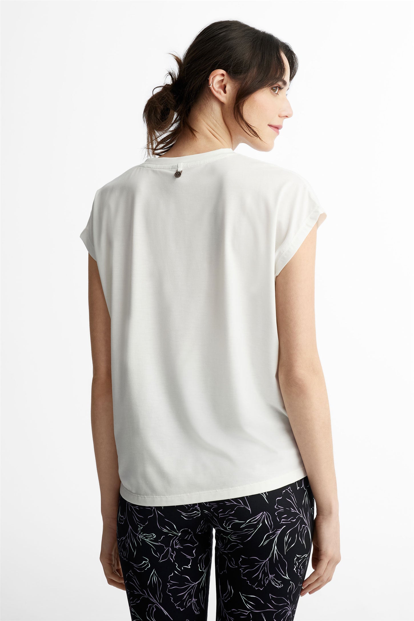 T-shirt Lyocell - Femme && IVOIRE
