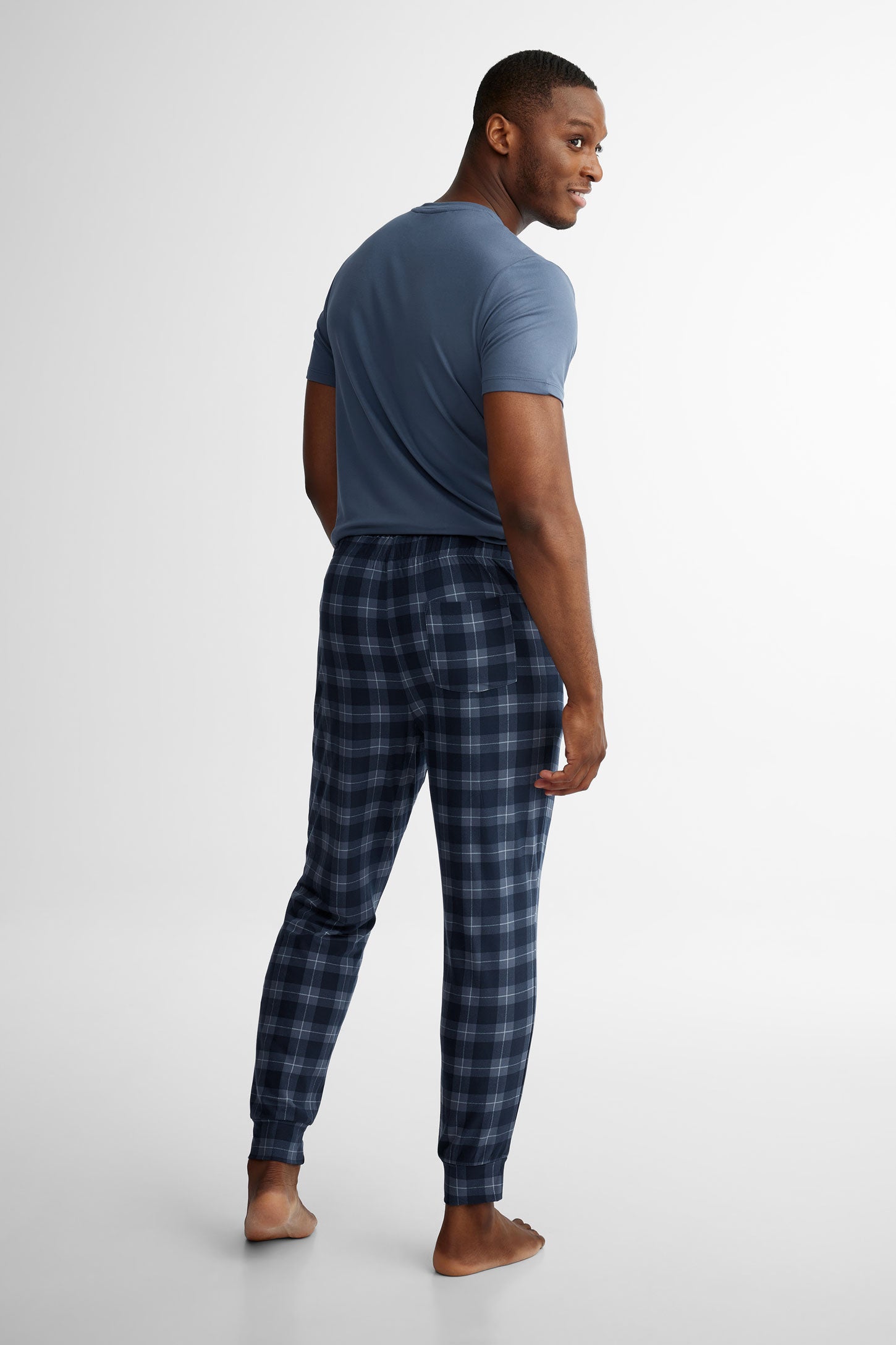 Duos futés, Pantalon pyjama en Moss, 2/40$ - Homme && BLEU MULTI