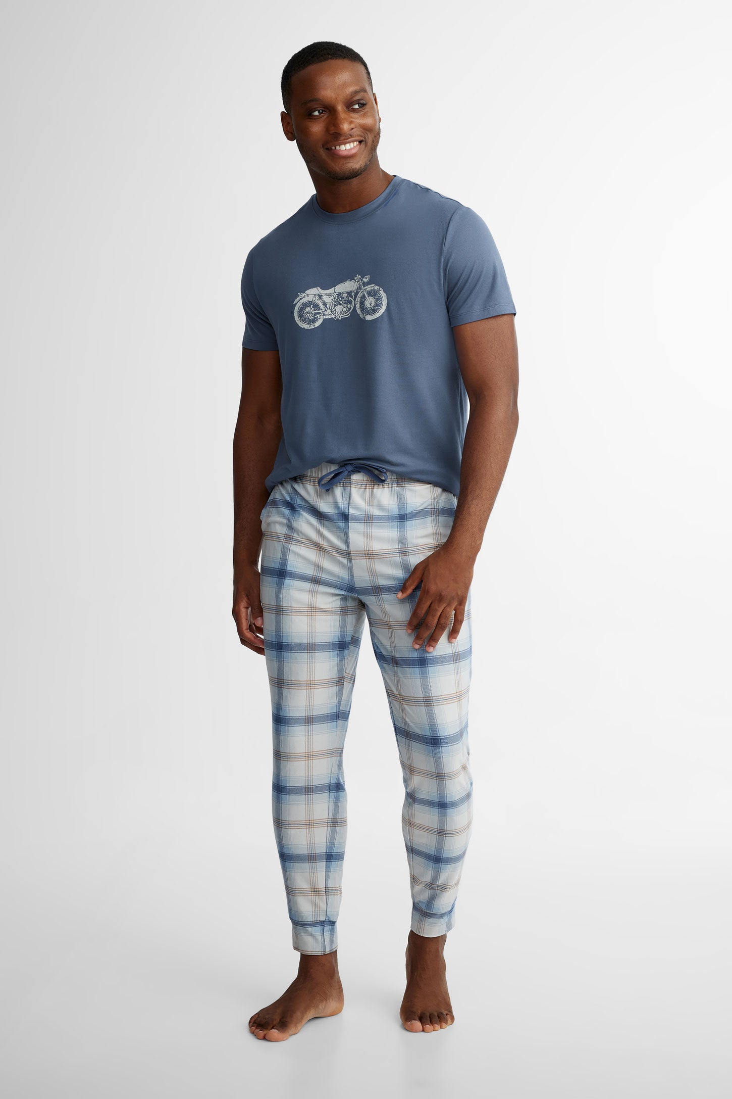 Duos futés, Pantalon pyjama en Moss, 2/40$ - Homme && CHARBON/MULTI