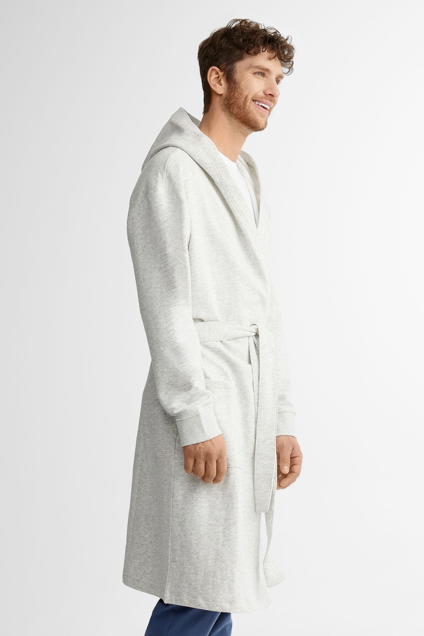 Robe de chambre à capuchon Homme Aubainerie