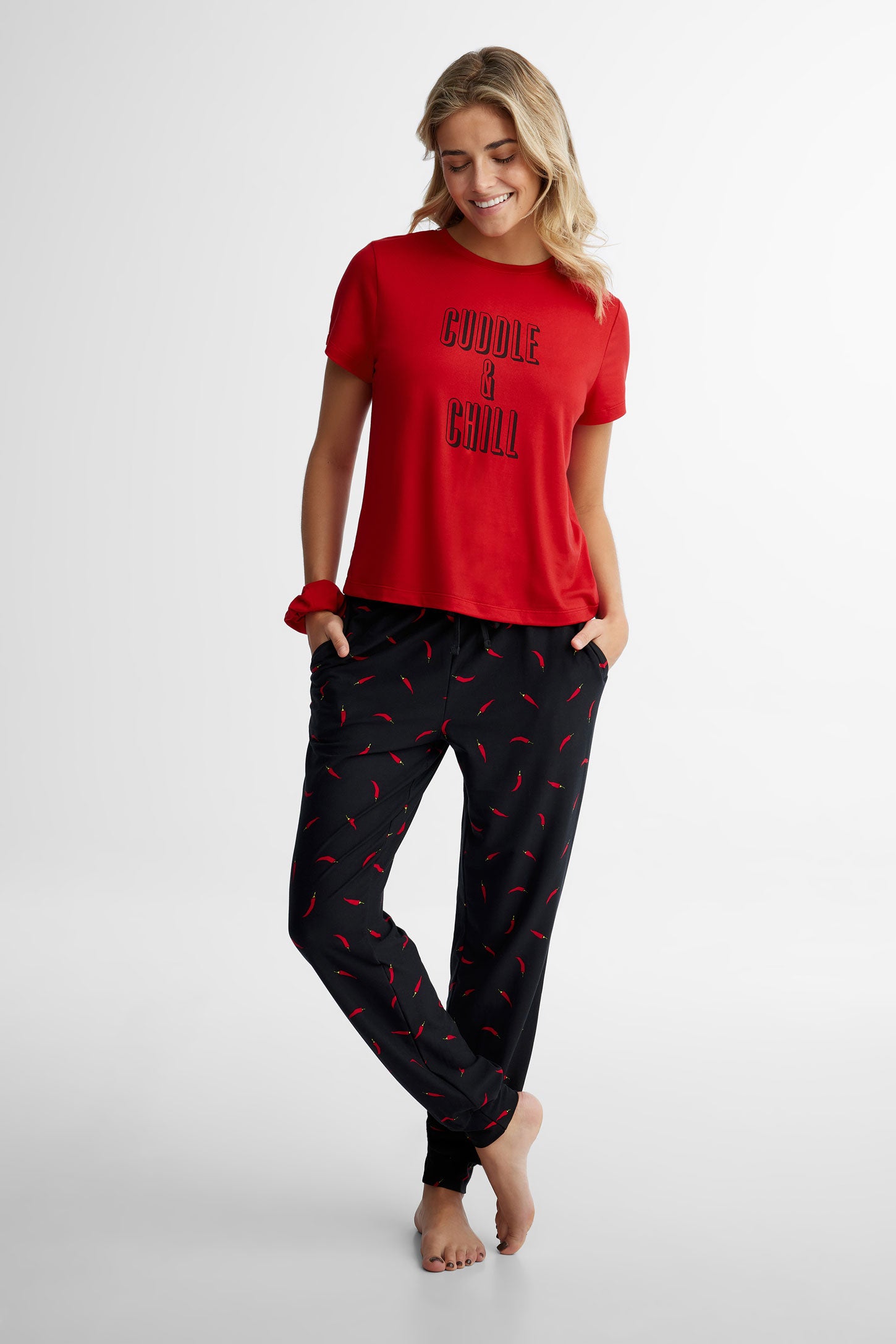 Pyjama 2 pieces en Moss Femme Aubainerie