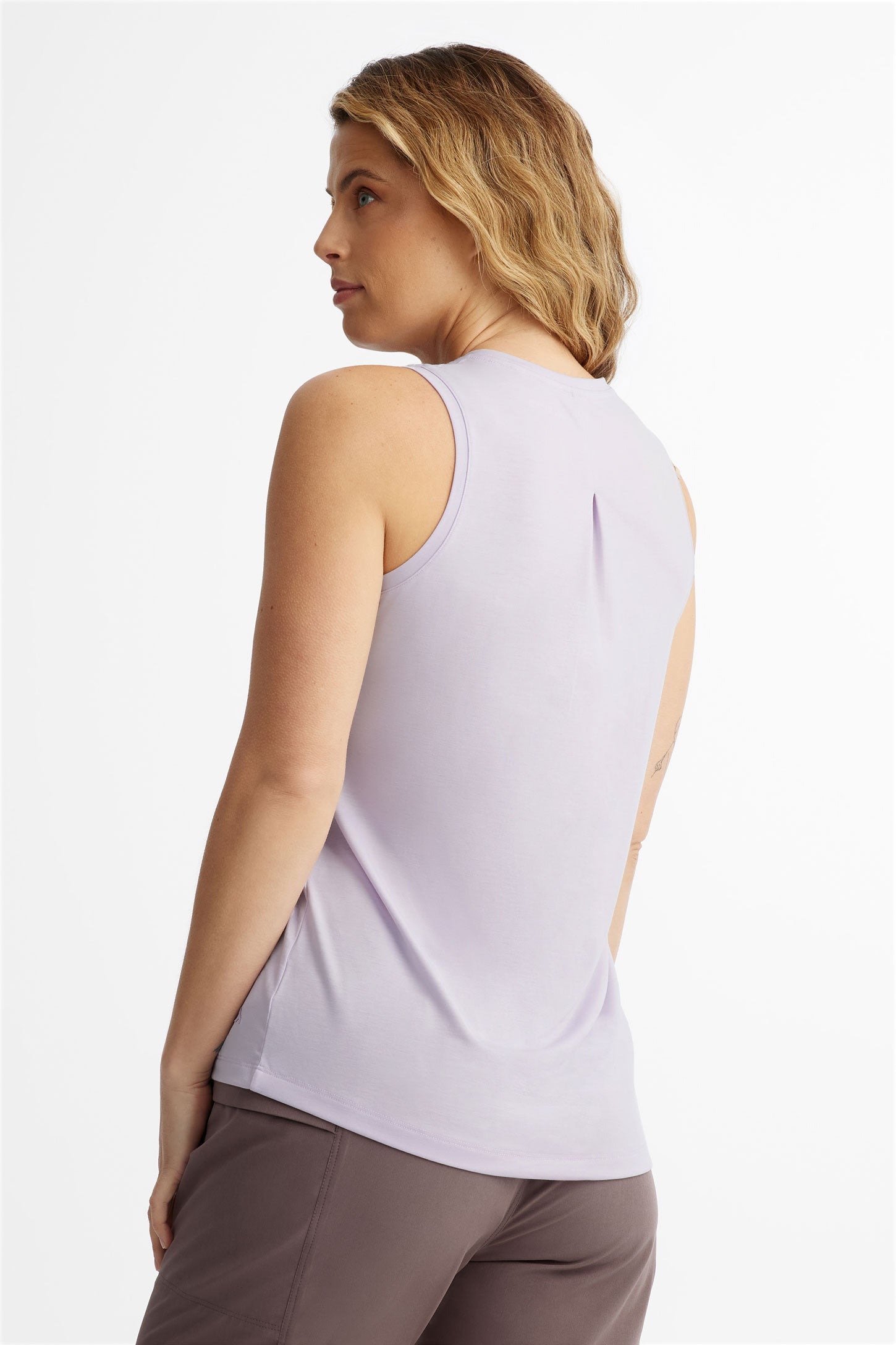 Camisole col en V BM - Femme && LILAS