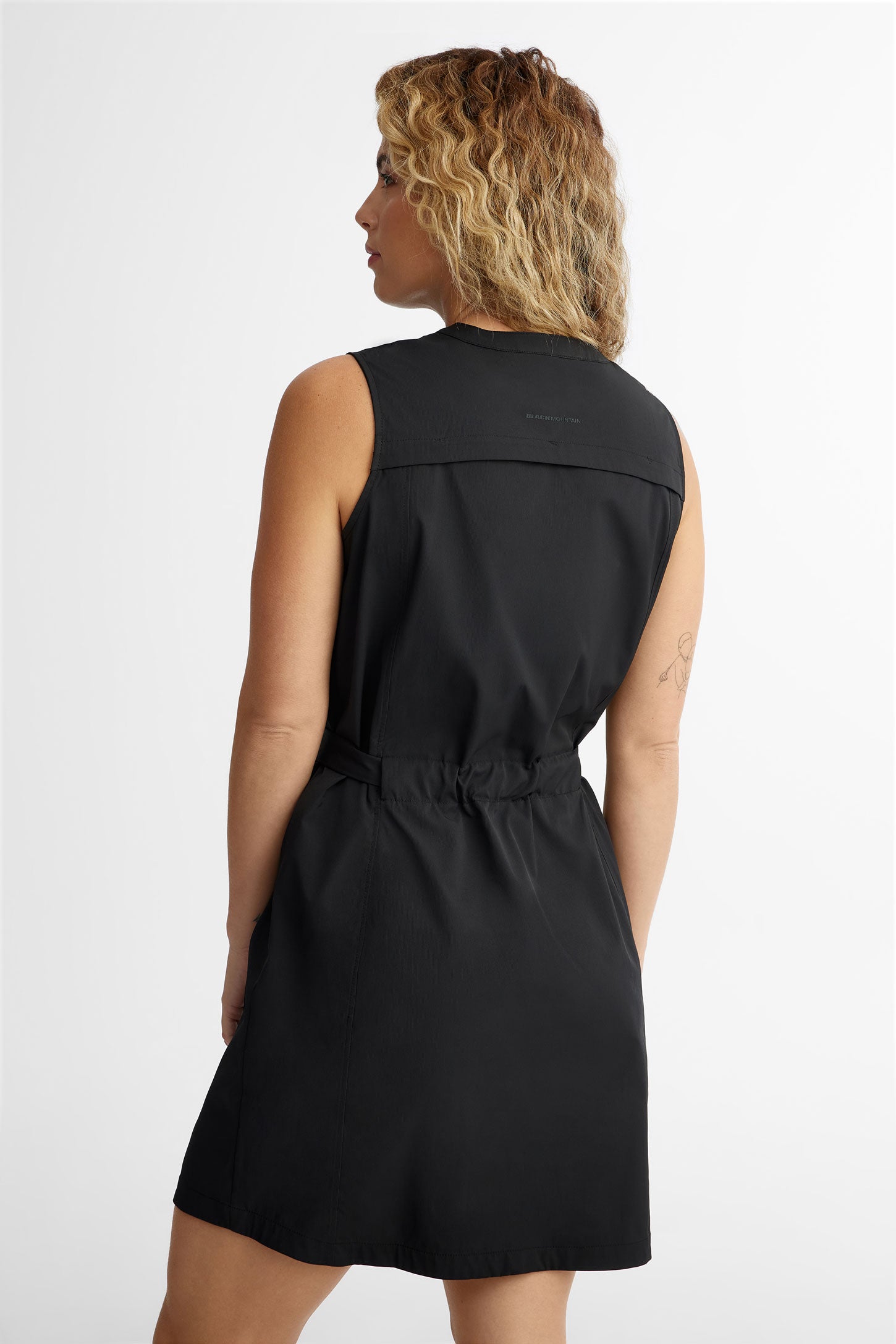 Robe avec ceinture BM - Femme && NOIR