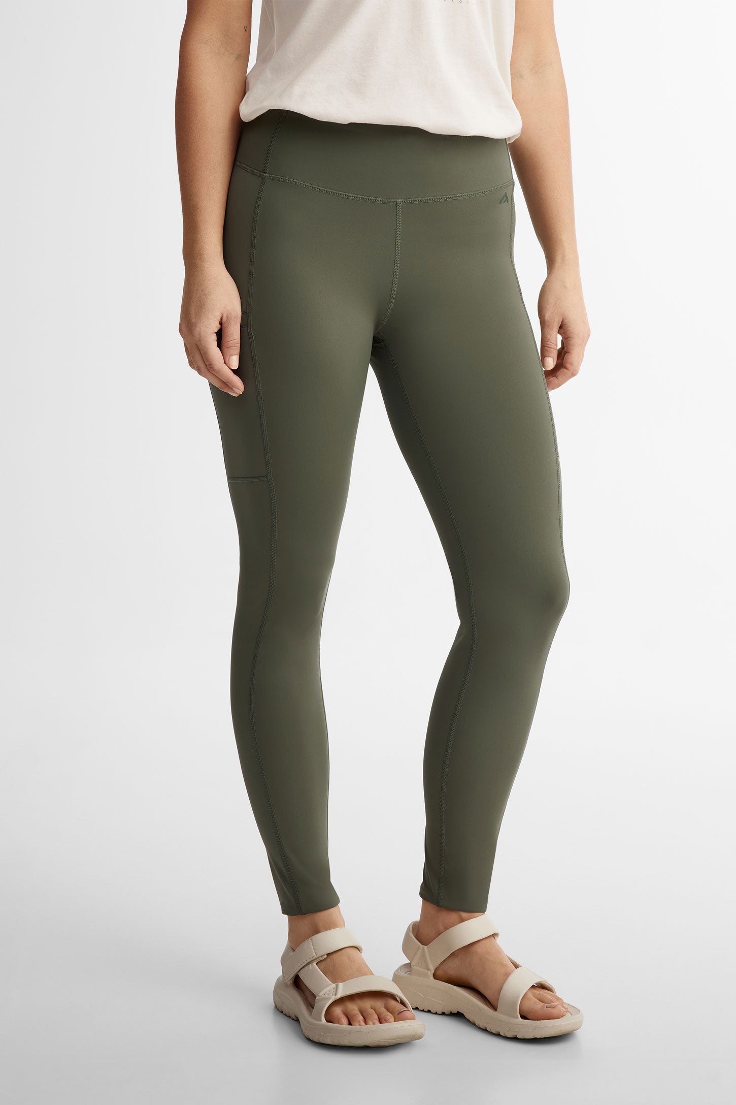 Legging compression BM - Femme && KAKI